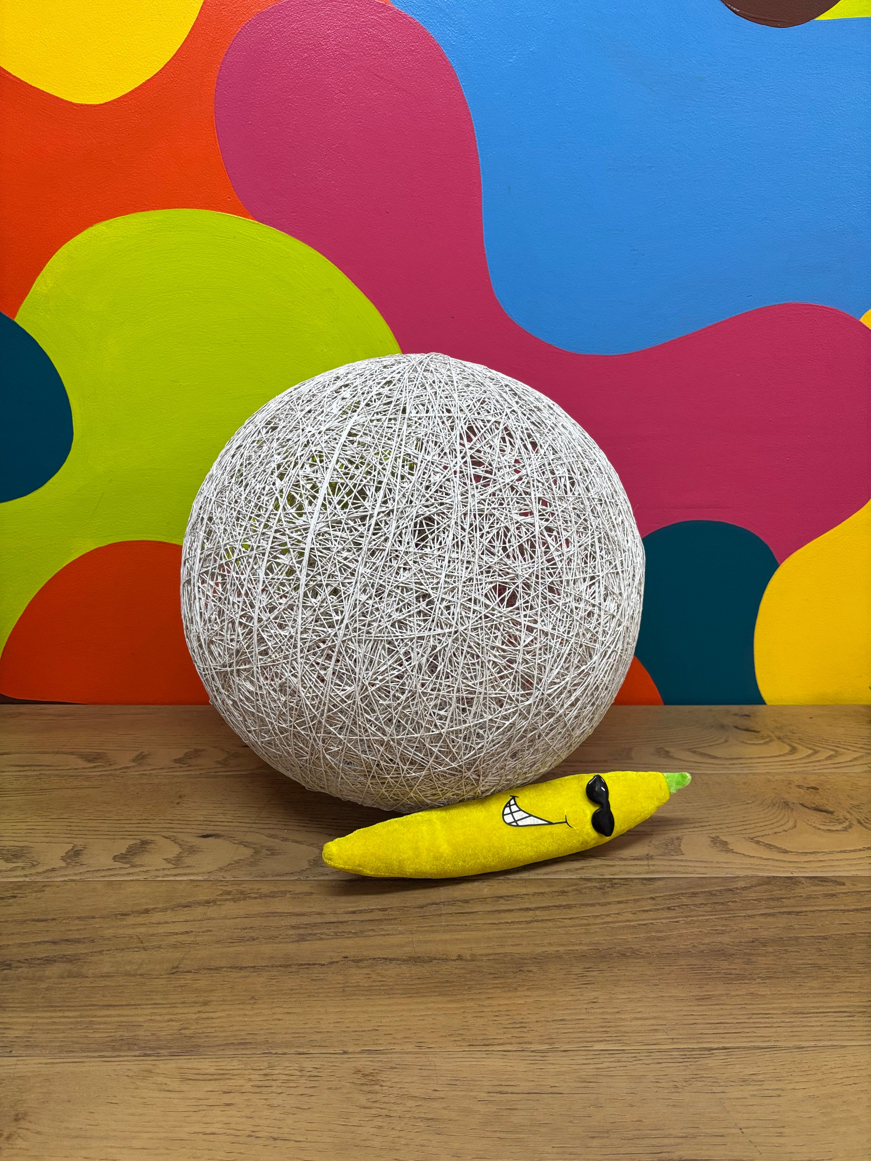 Large White Ball Lamp Shade