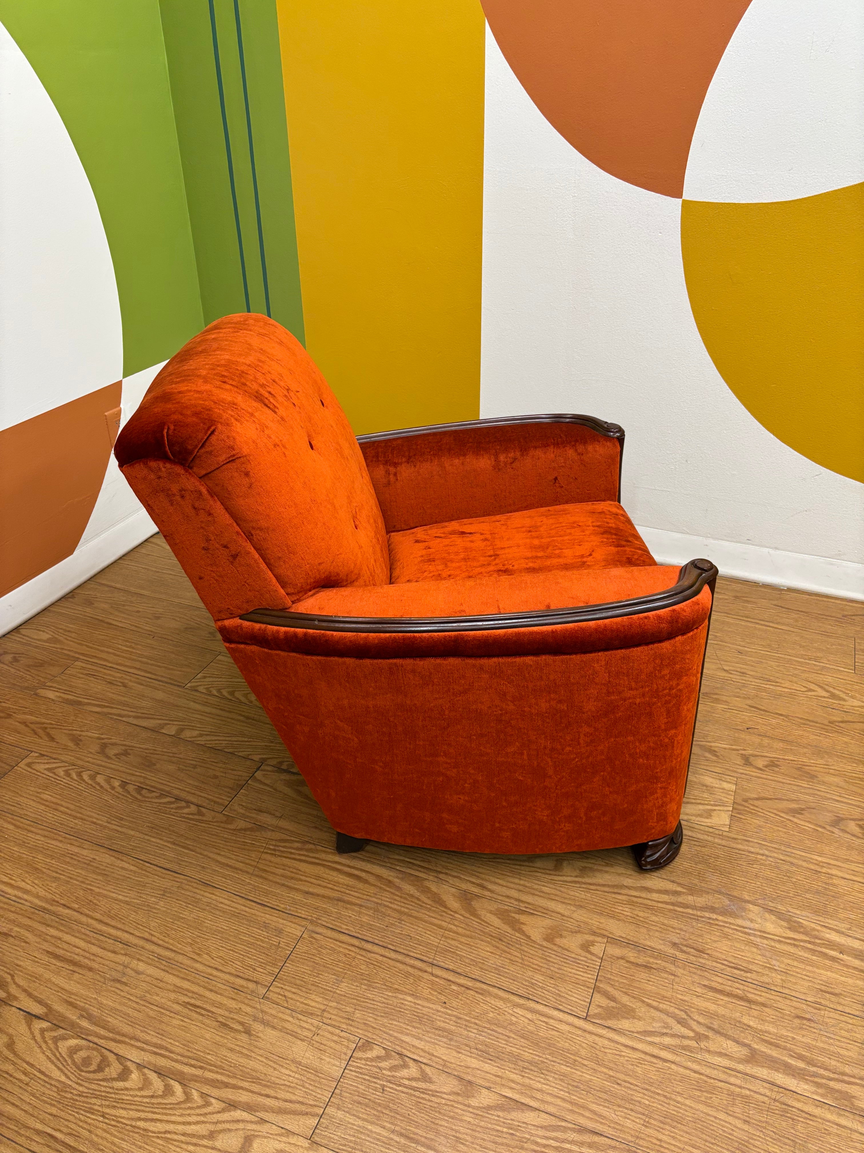 Orange Armchair