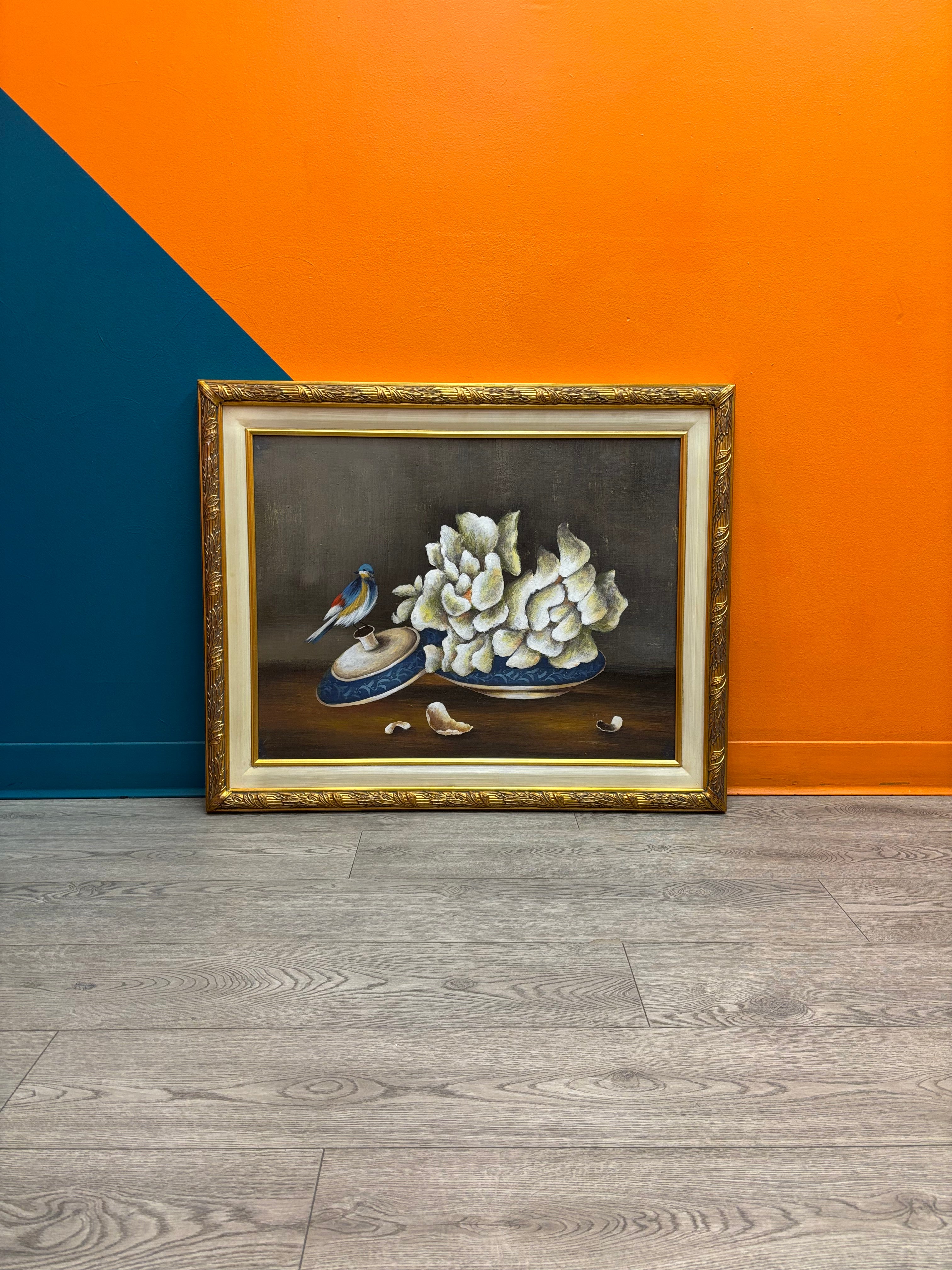 Gold Framed Bird Print