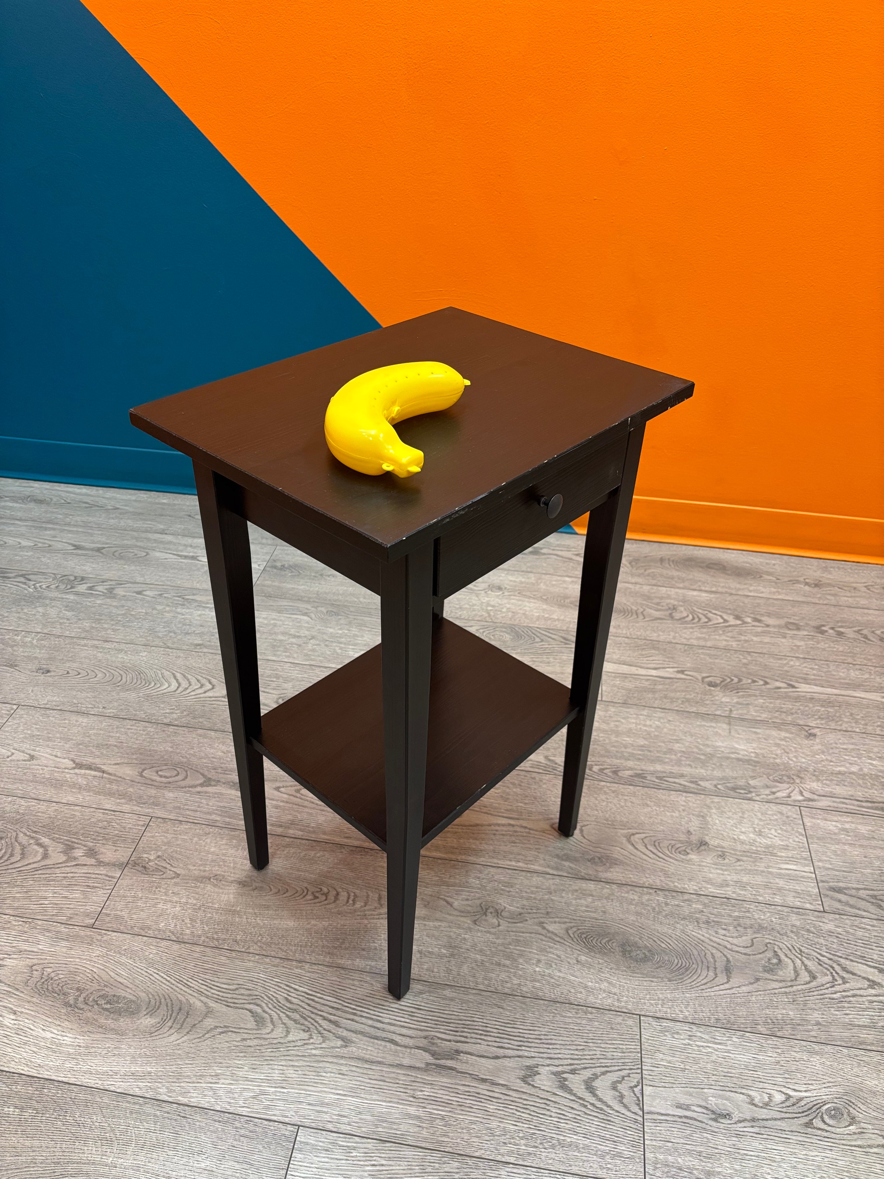 Square Black Side Table