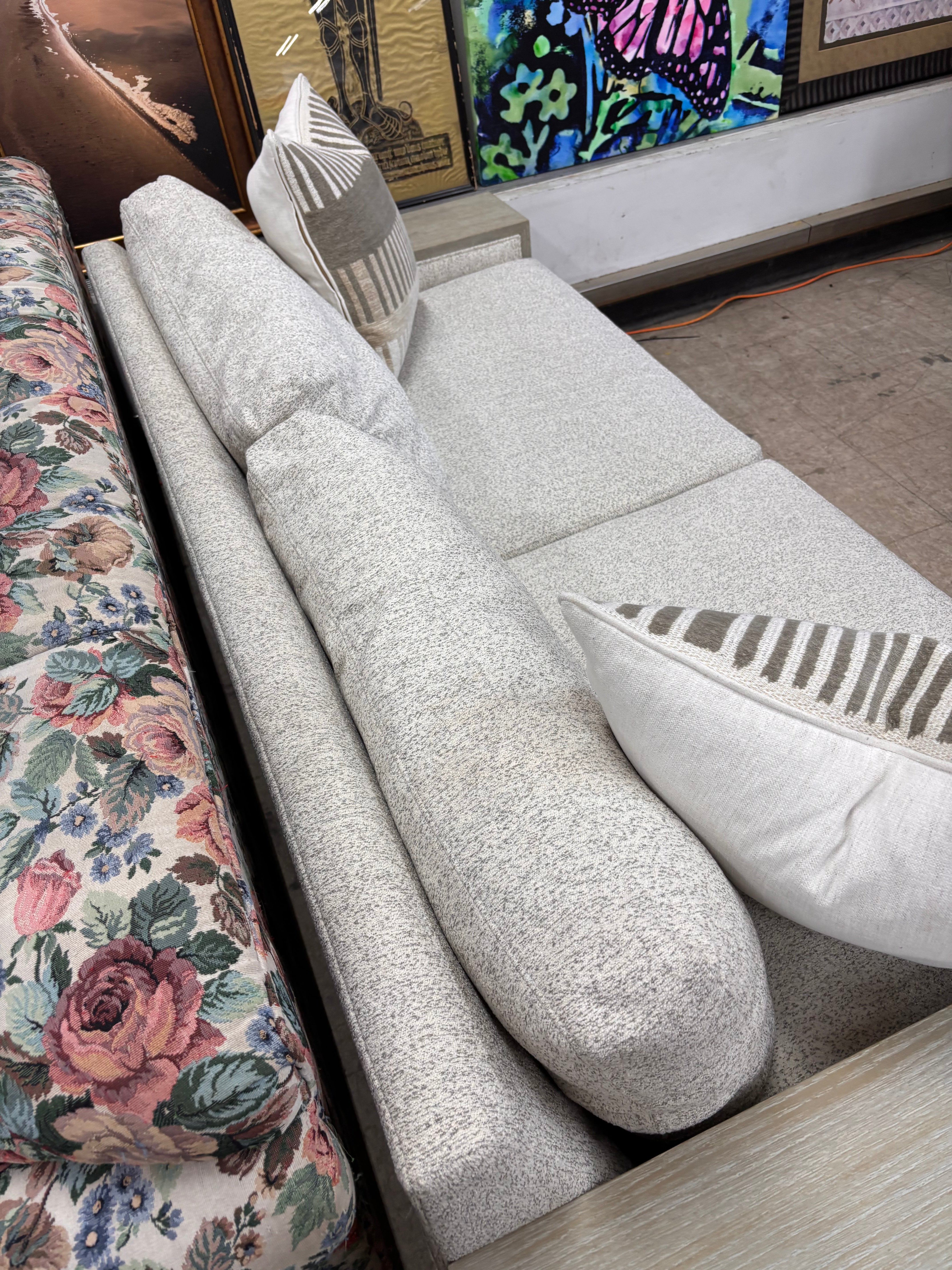 Grey Fabric Sofa #1