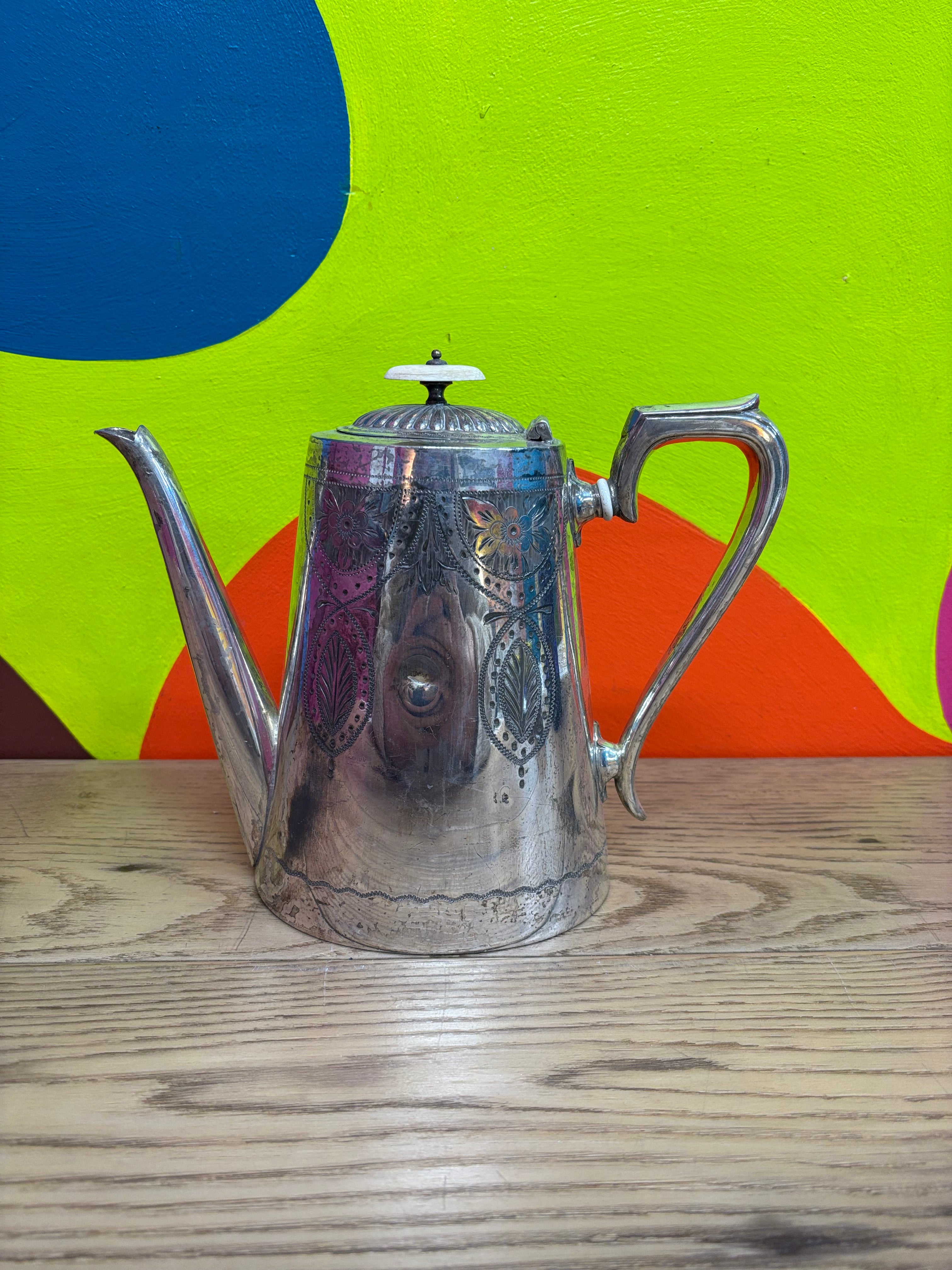 Silver Plated Coffee Pot