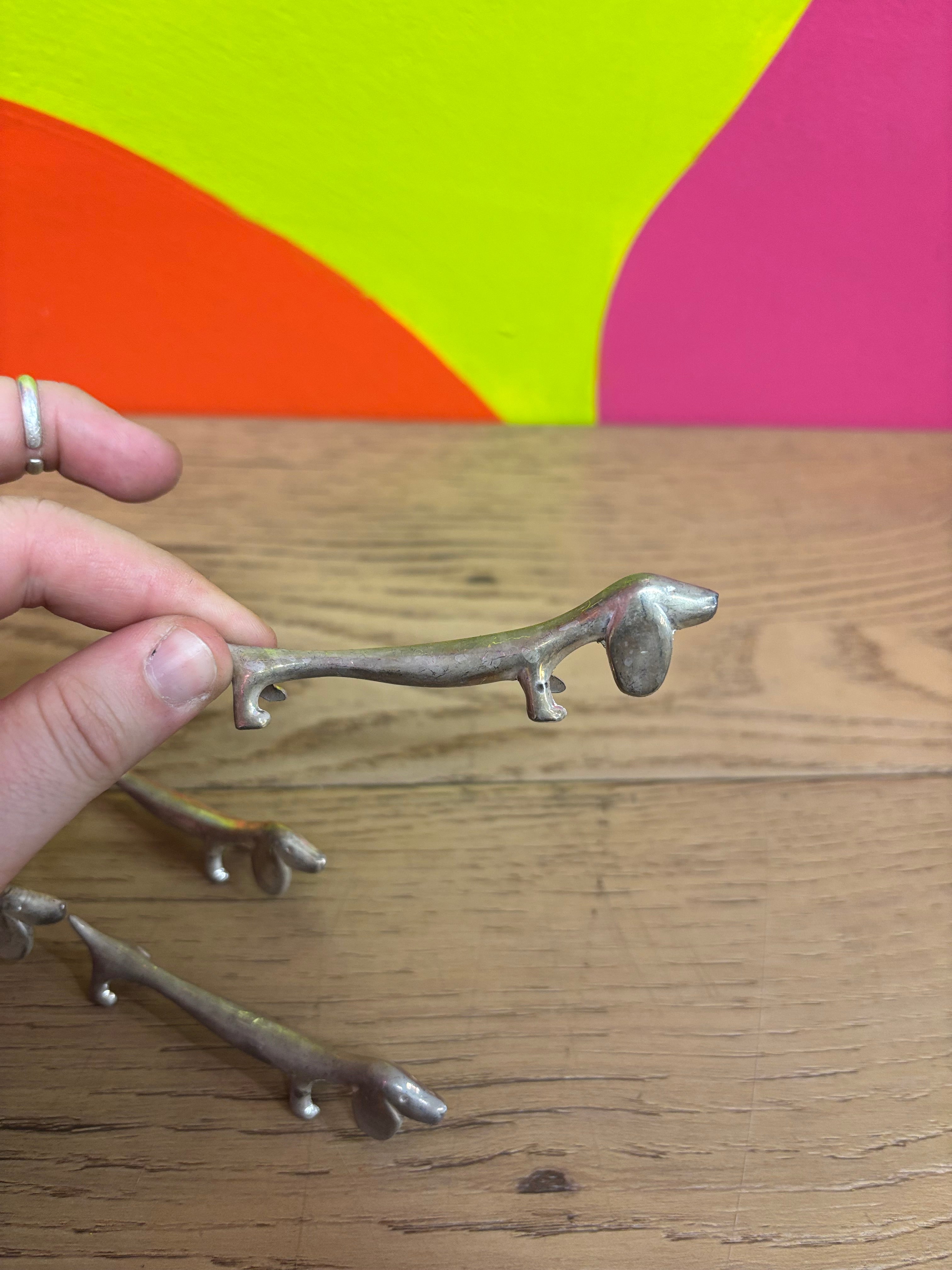 Dachshund Set of 6 Knife Rests (3 available)