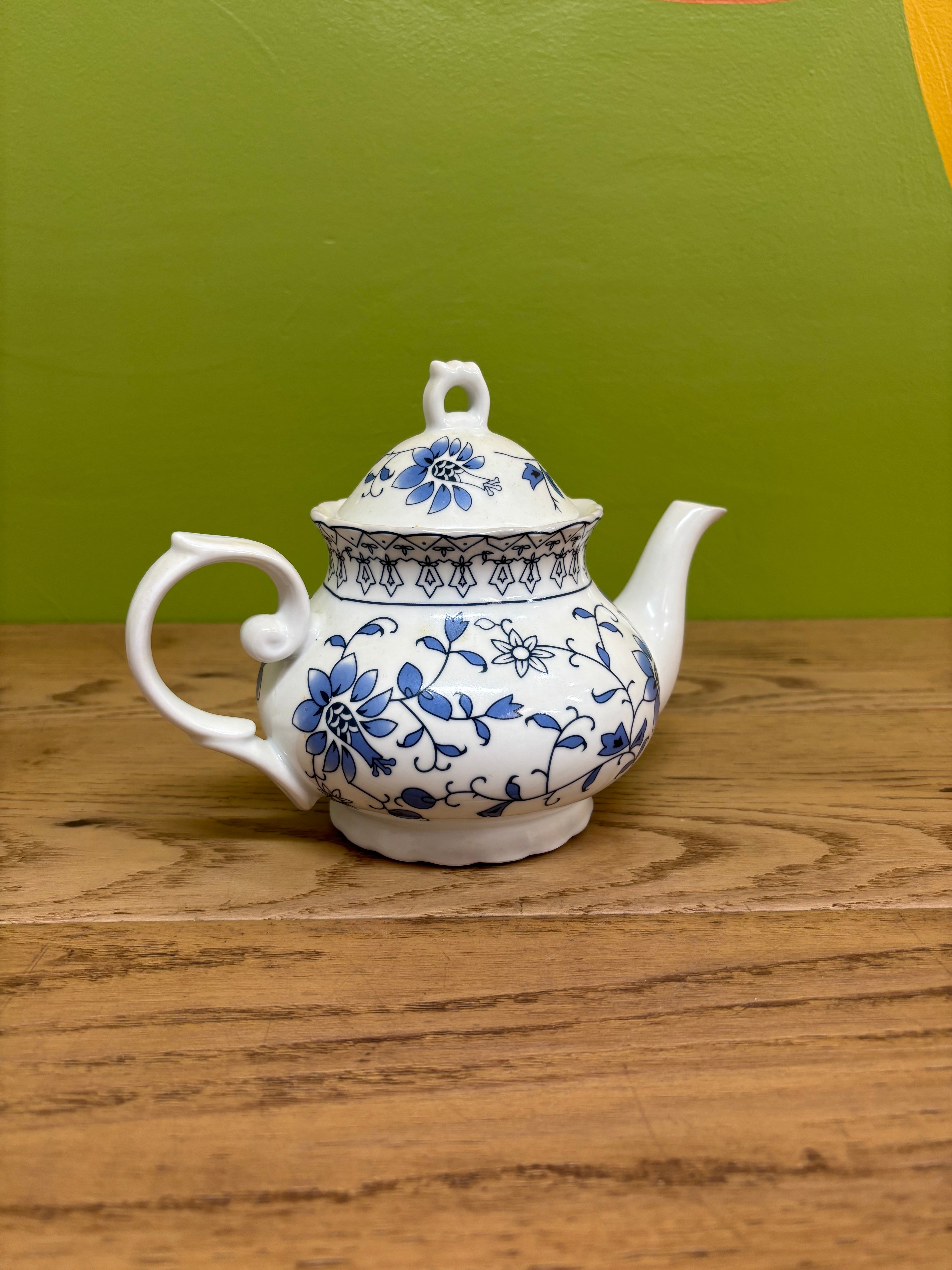 Blue and White Teapot
