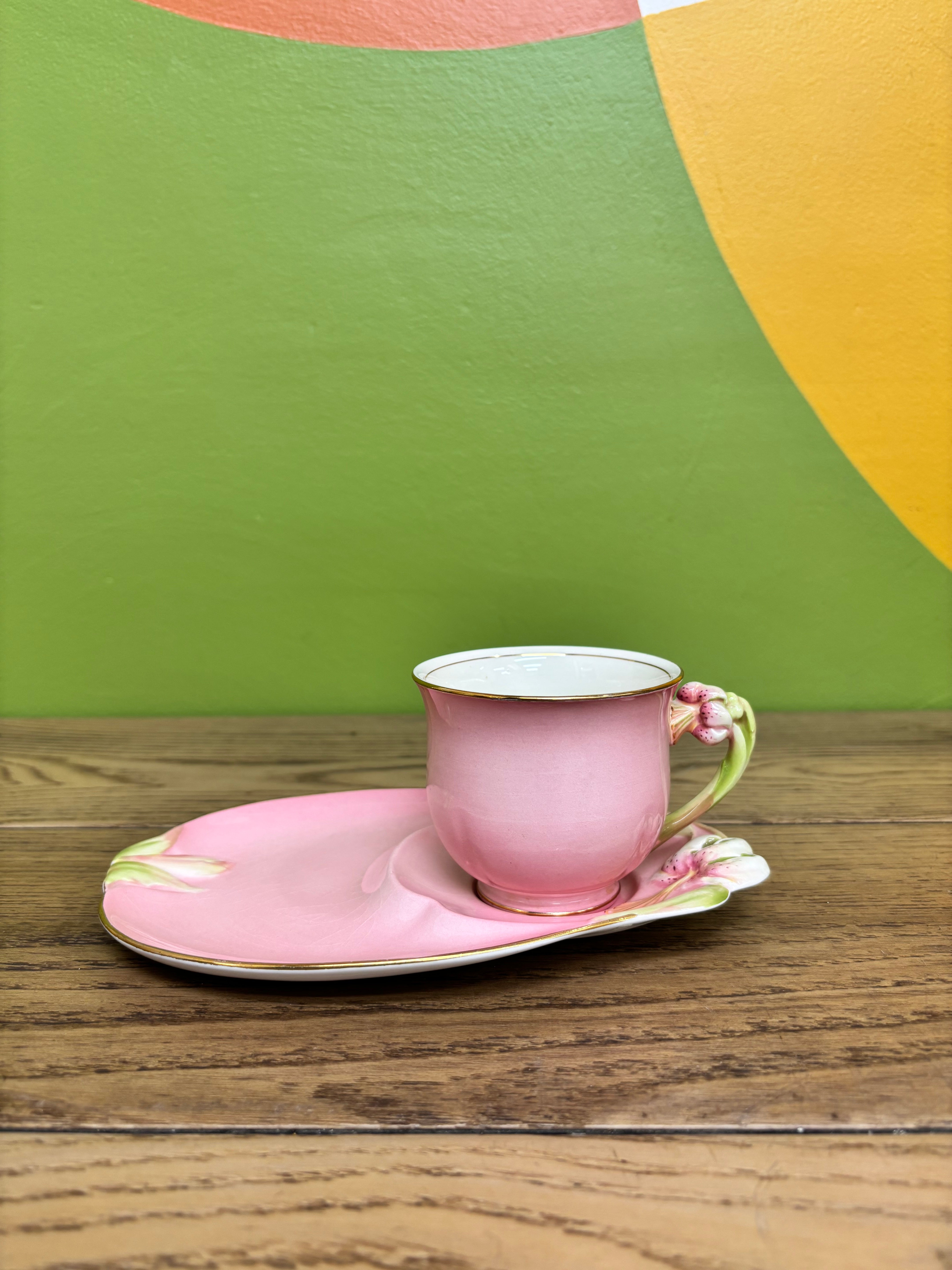 Royal Winton Grimwades Pink Tennis Set