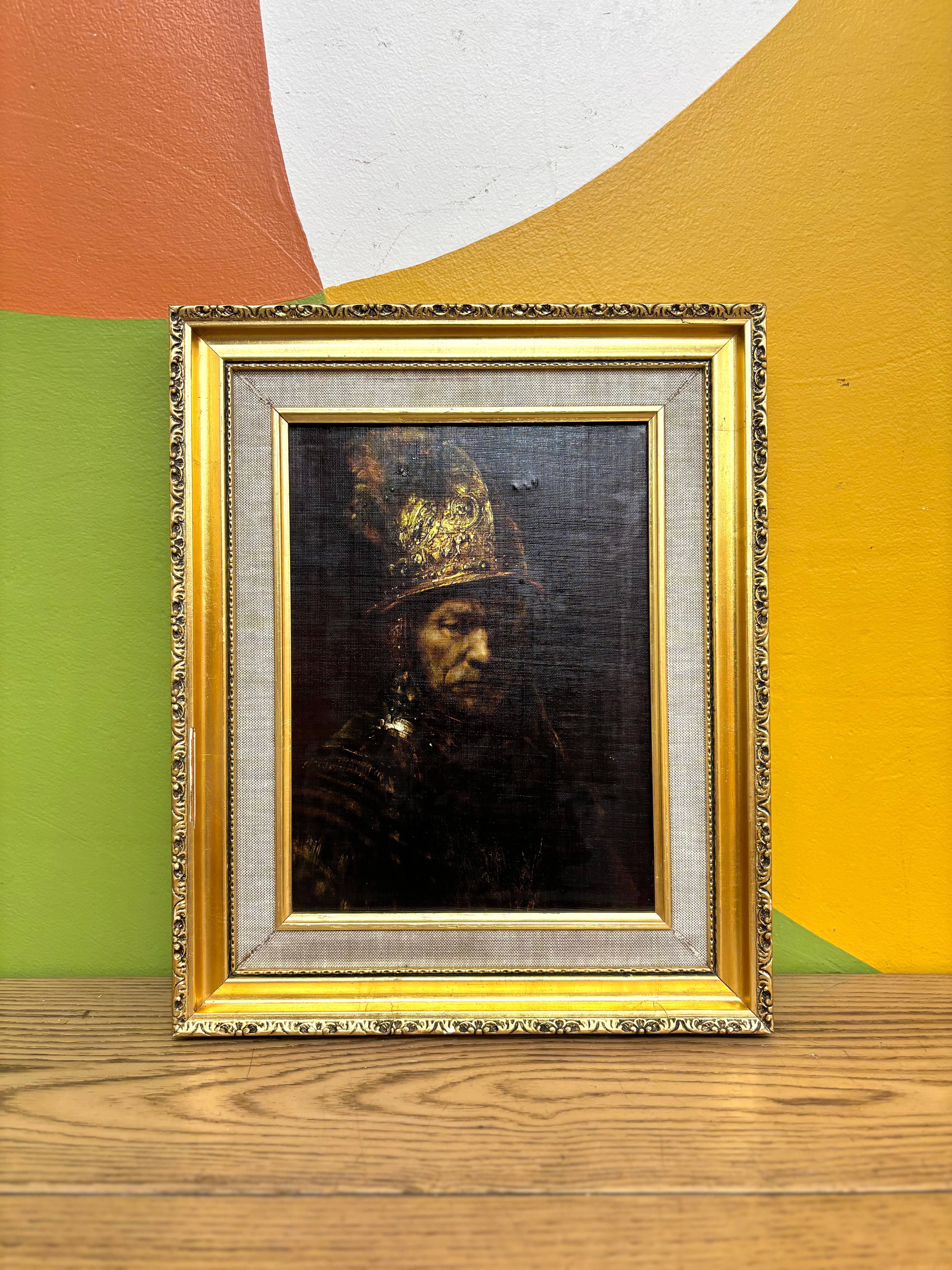 The Man with the Golden Helmet Art