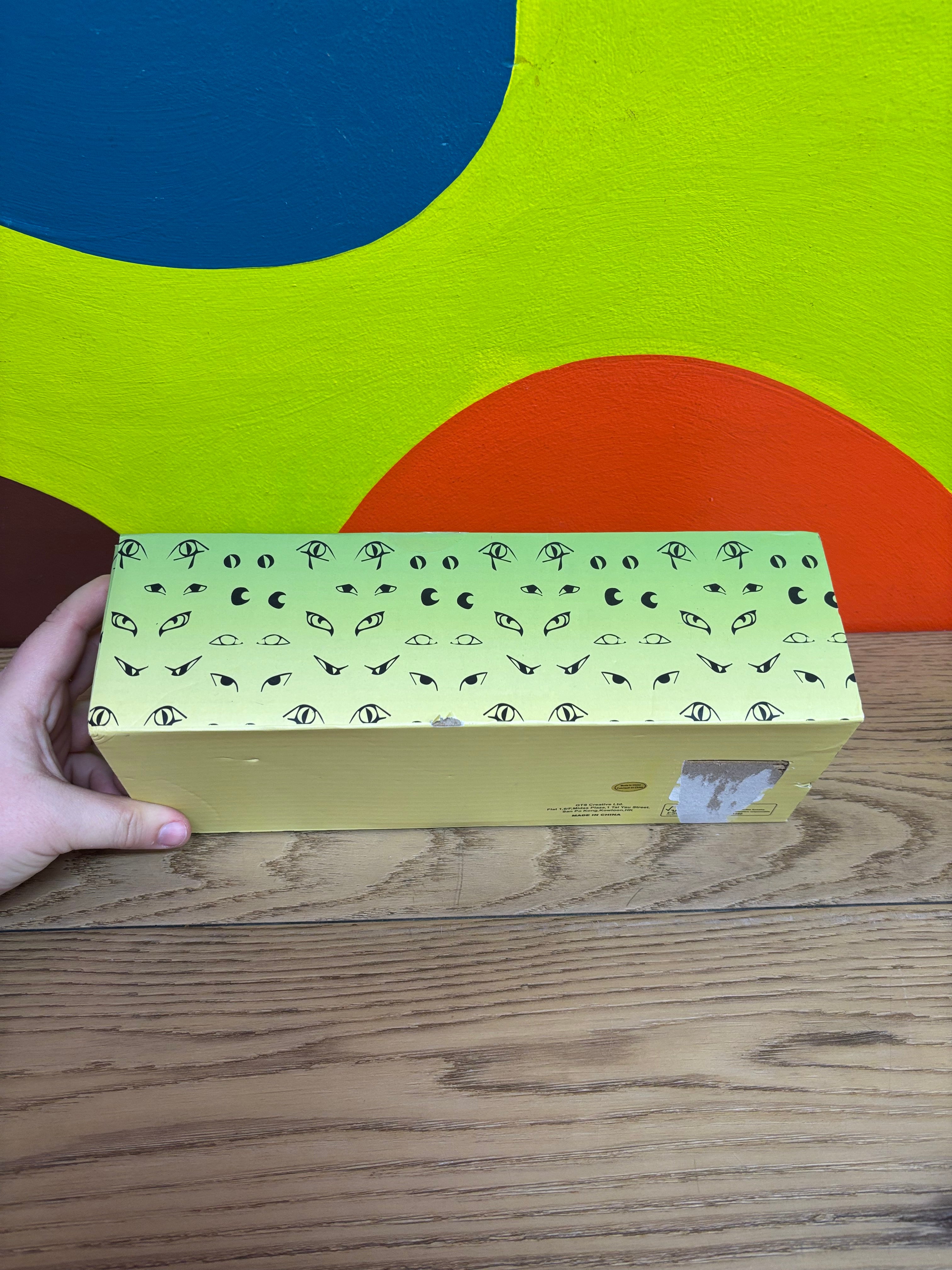 (3) Iridescent Green Ghost Decor