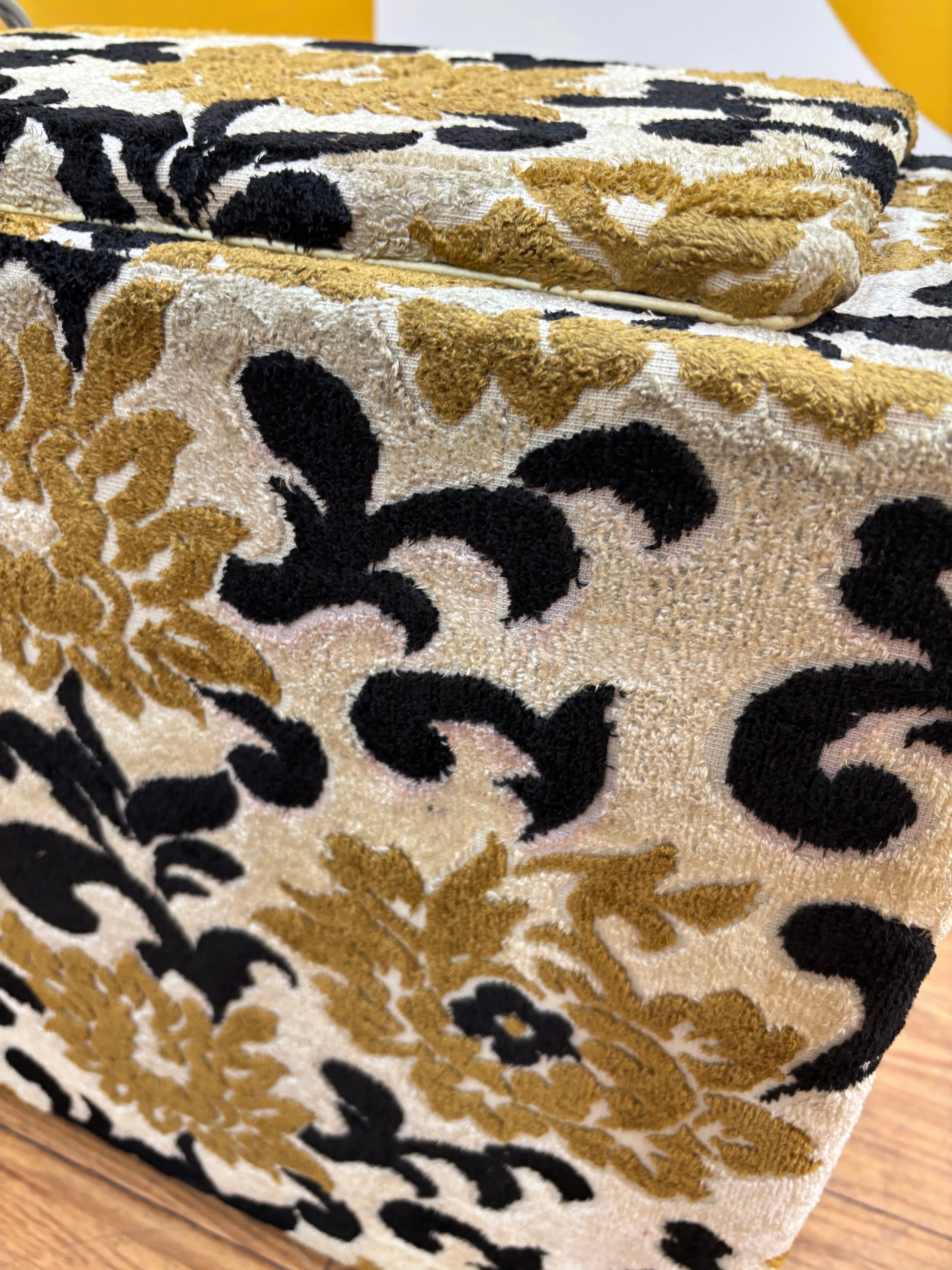 Fabric Storage Ottoman