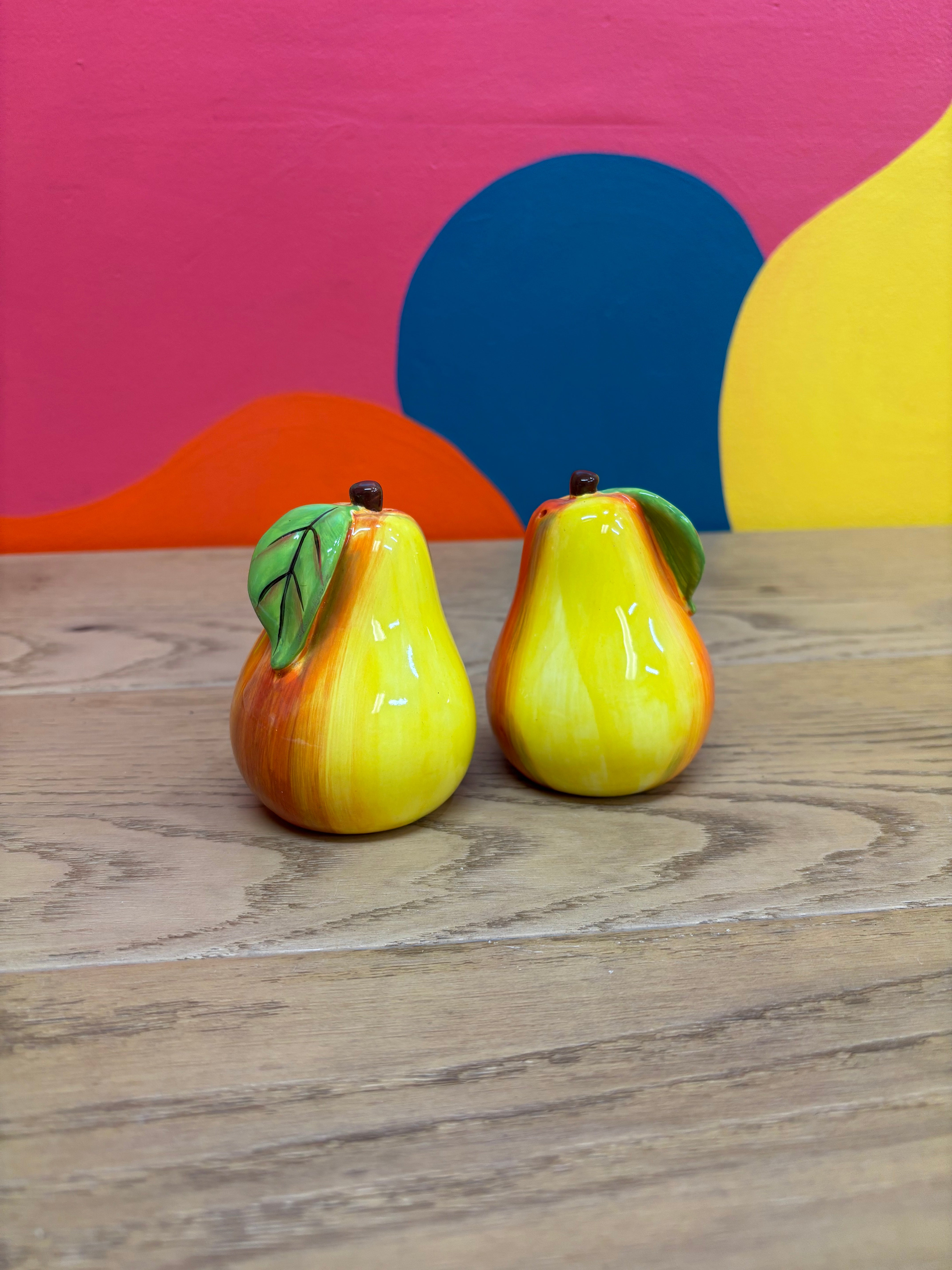 Pear Salt & Pepper Shakers