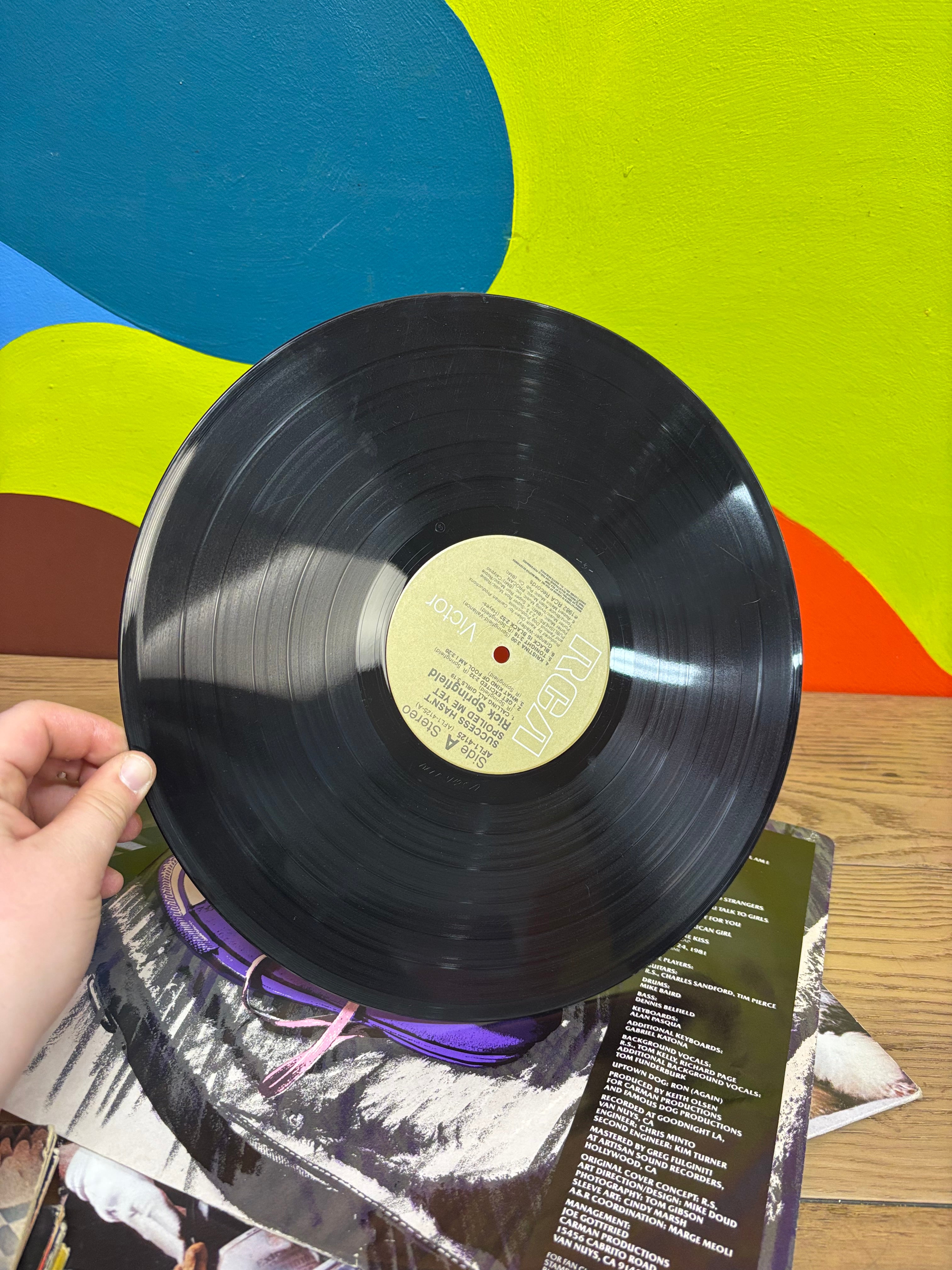 Success Hasn't Spoiled Me Yet Vinyl - Rick Springfield