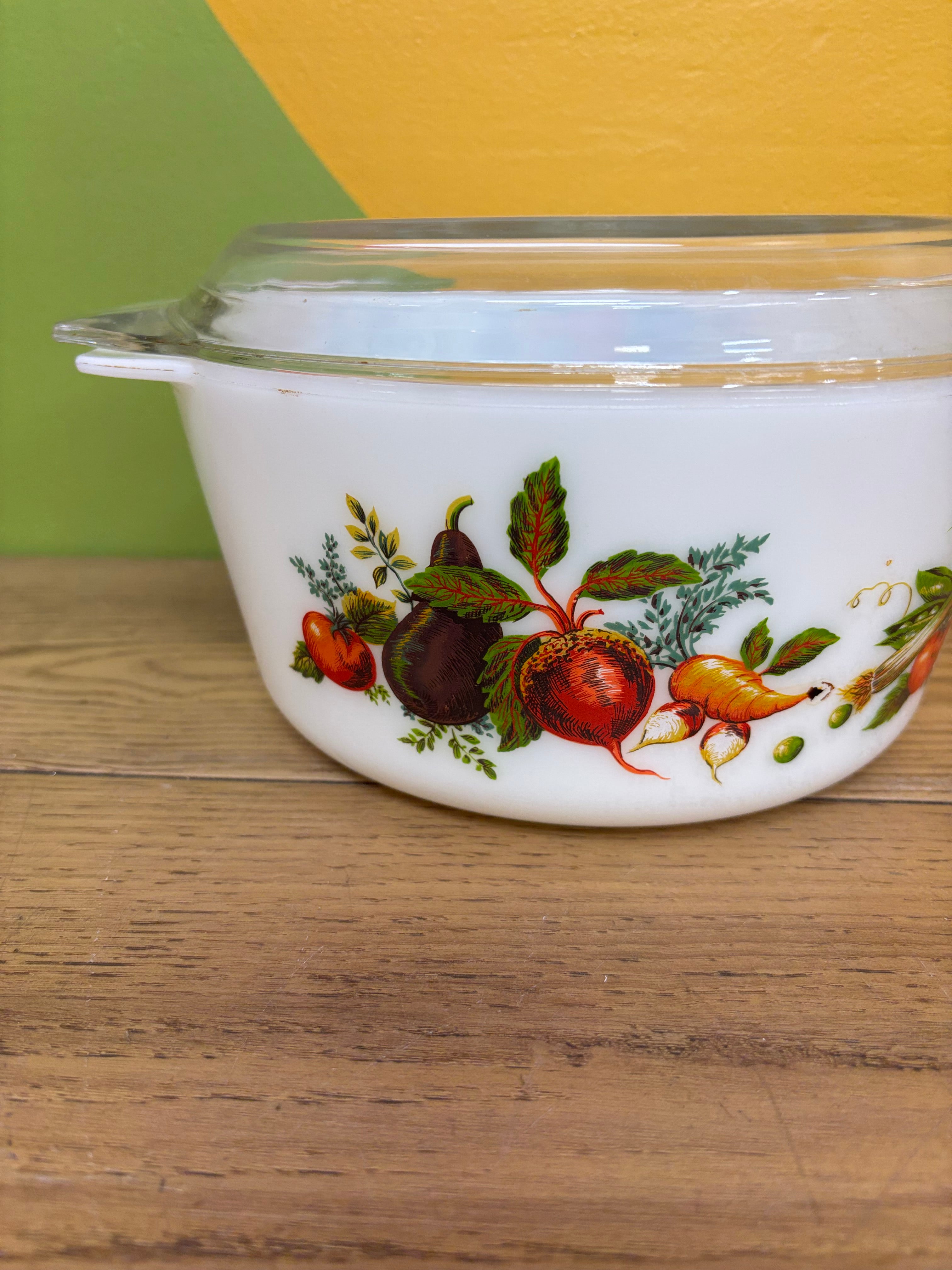 JAJ Pyrex Casserole Dish with Lid - Market Garden