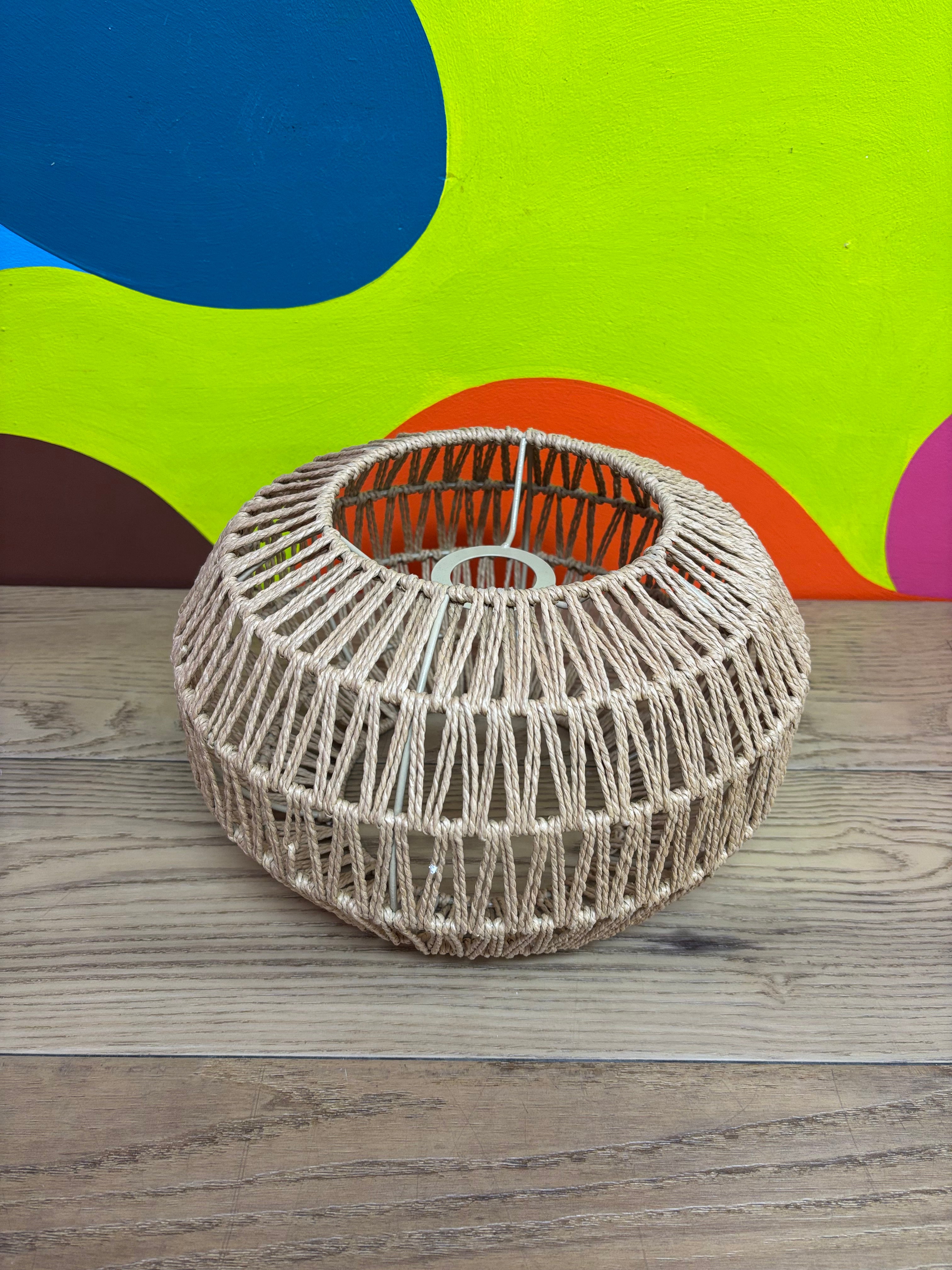 Small Woven Lamp Shade
