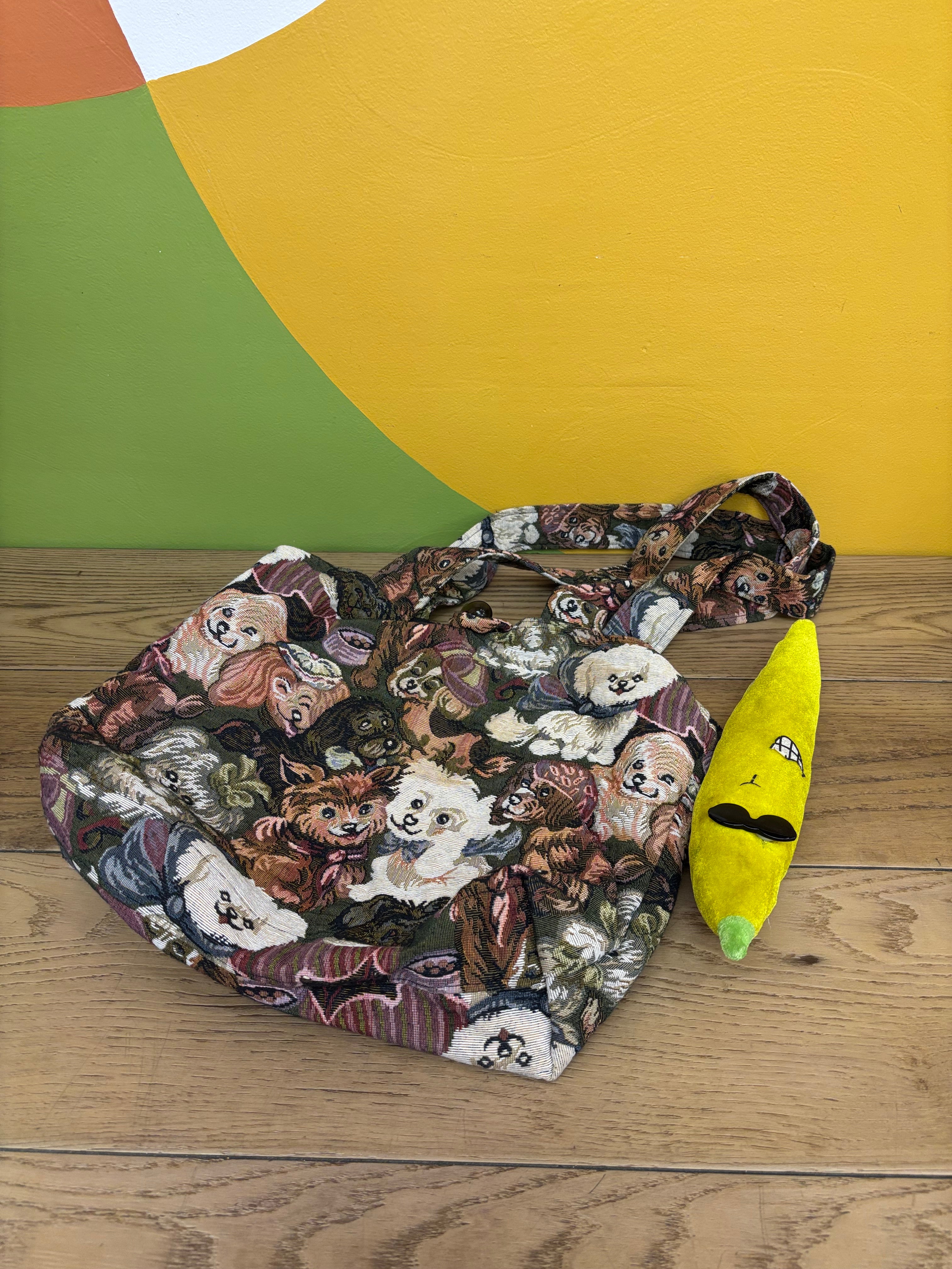 Dog Tapestry Bag