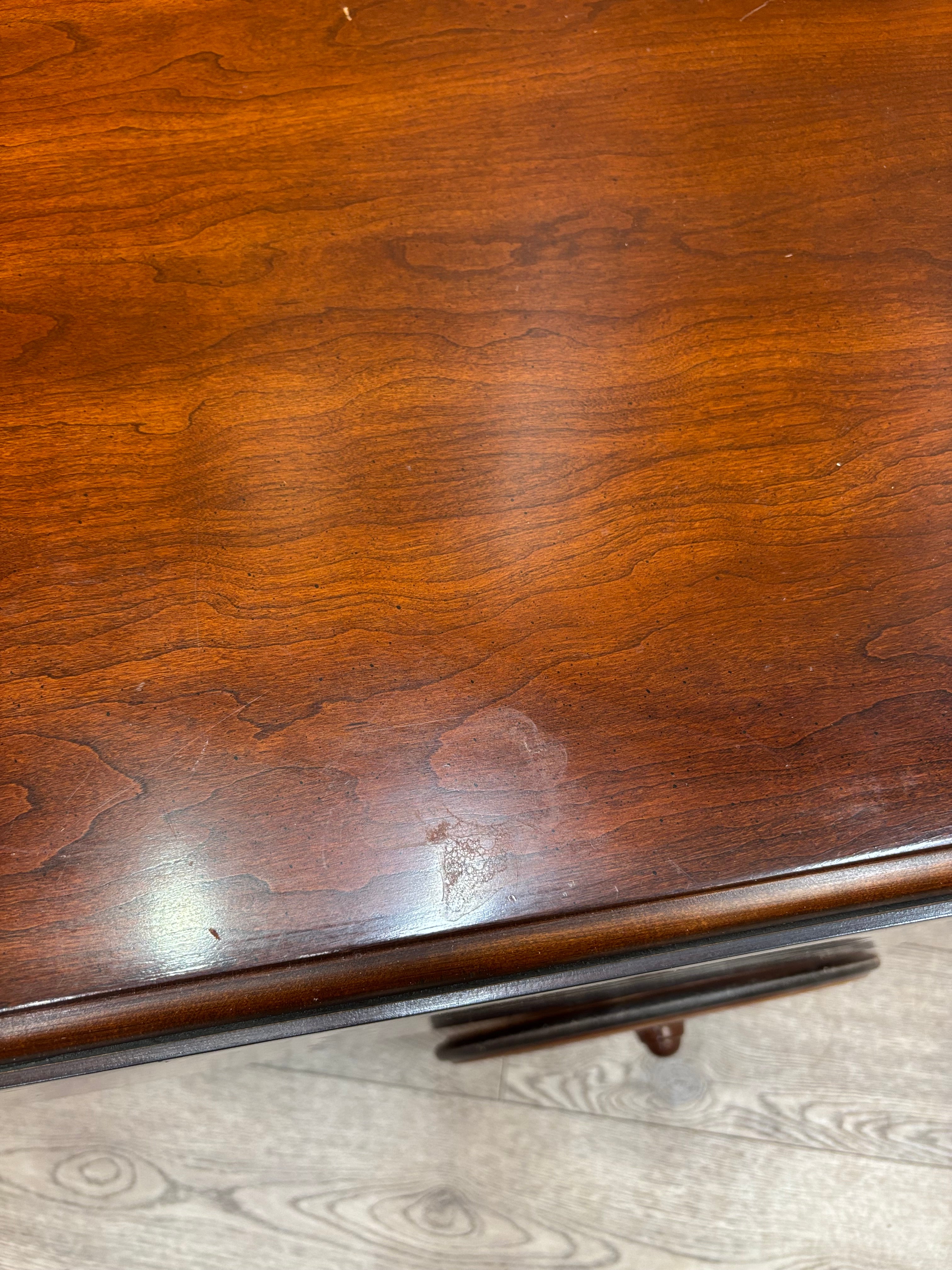 Drop Leaf Wood Cart