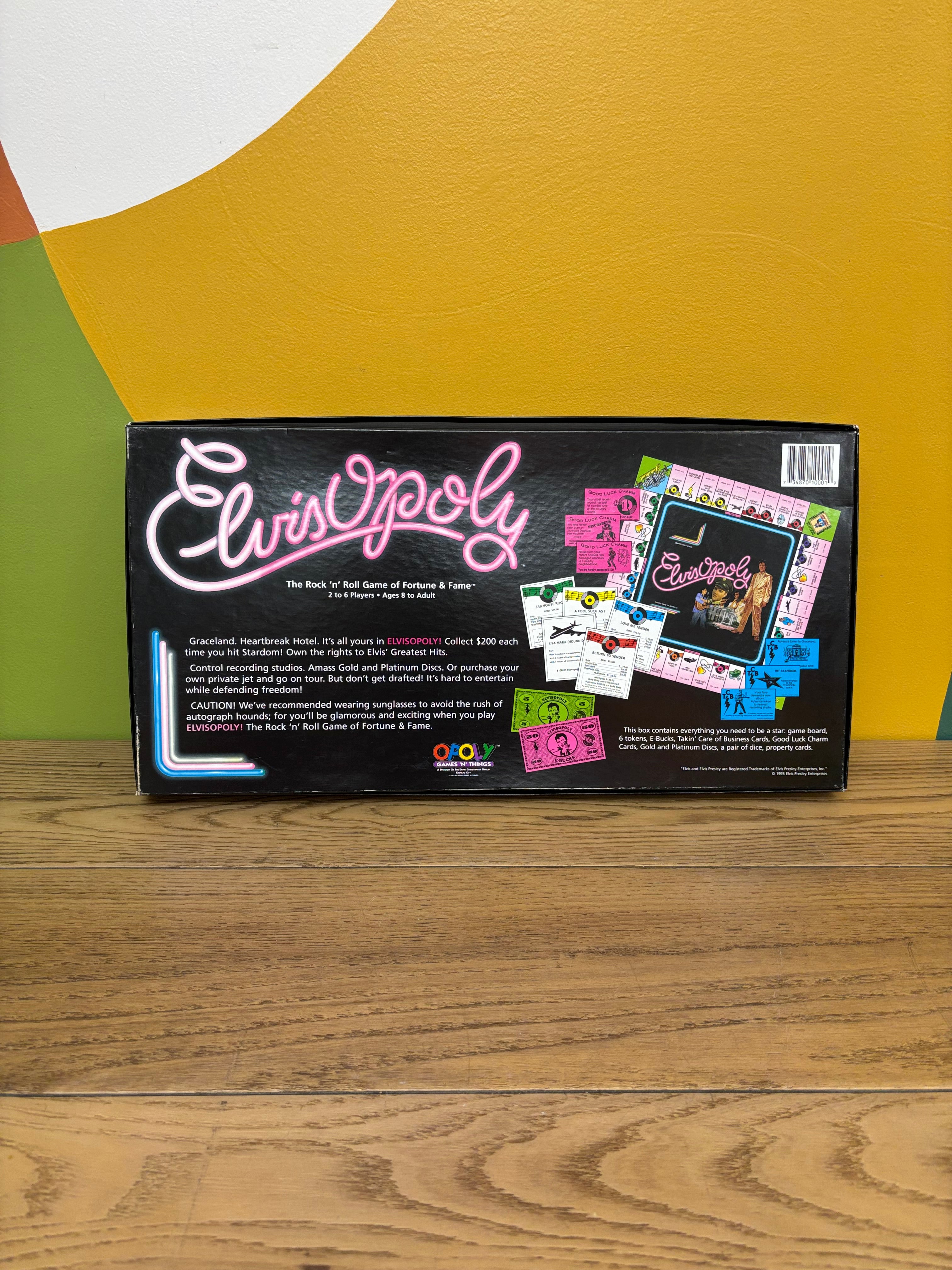 Elvis-Opoly Board Game