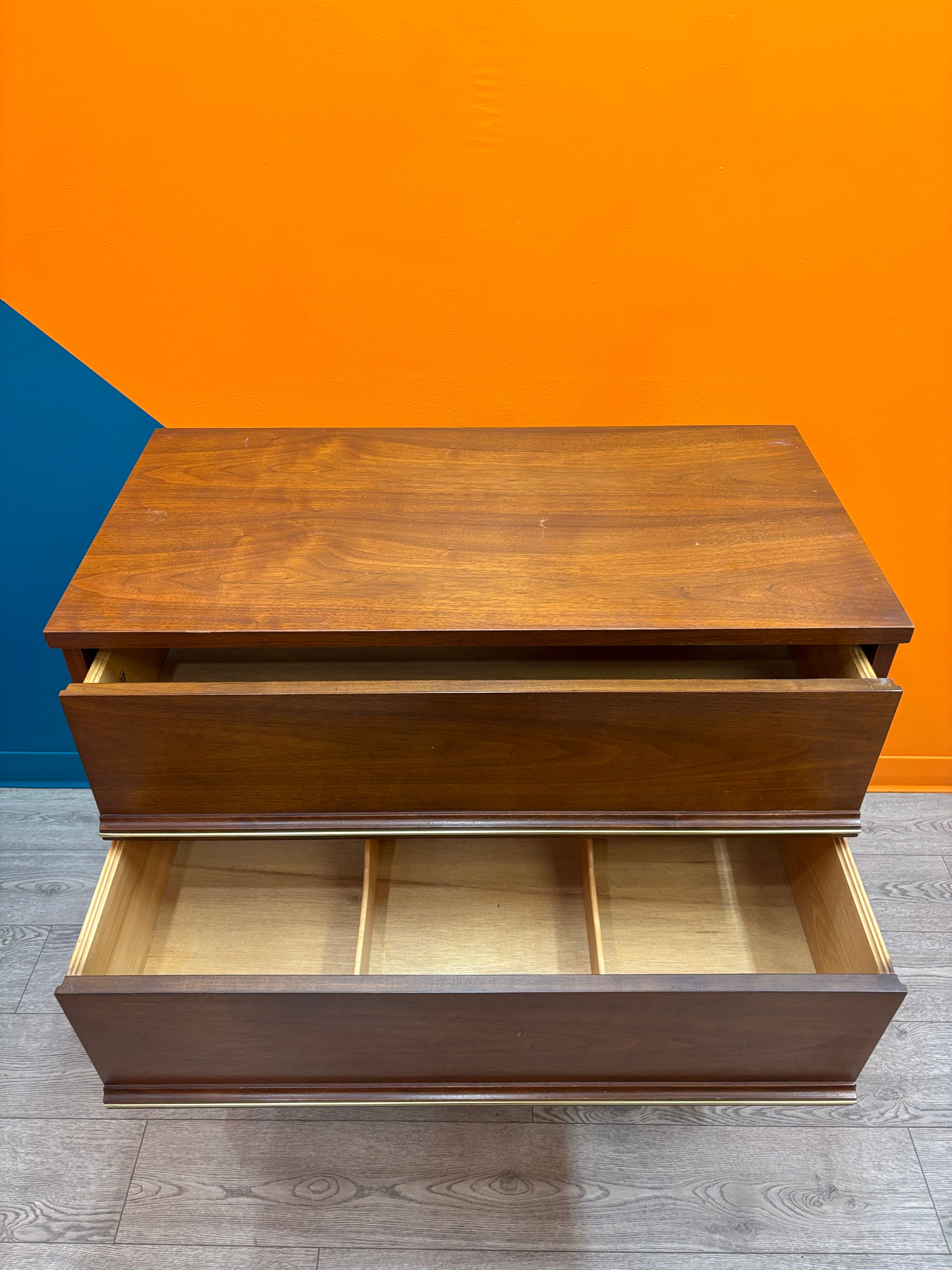 Pepplers Wood Dresser with Gold Detailing