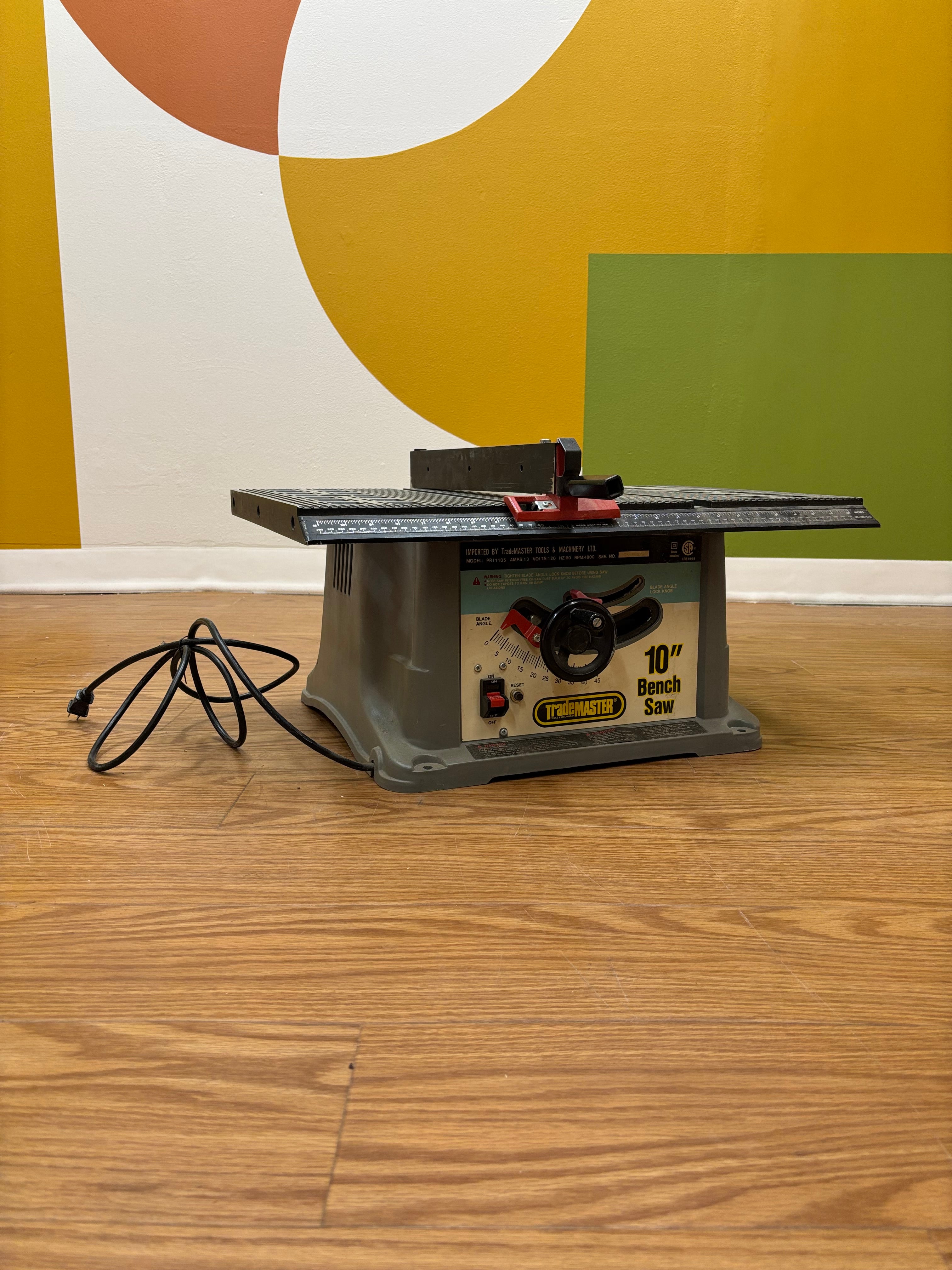 Trademaster 10” Bench Saw