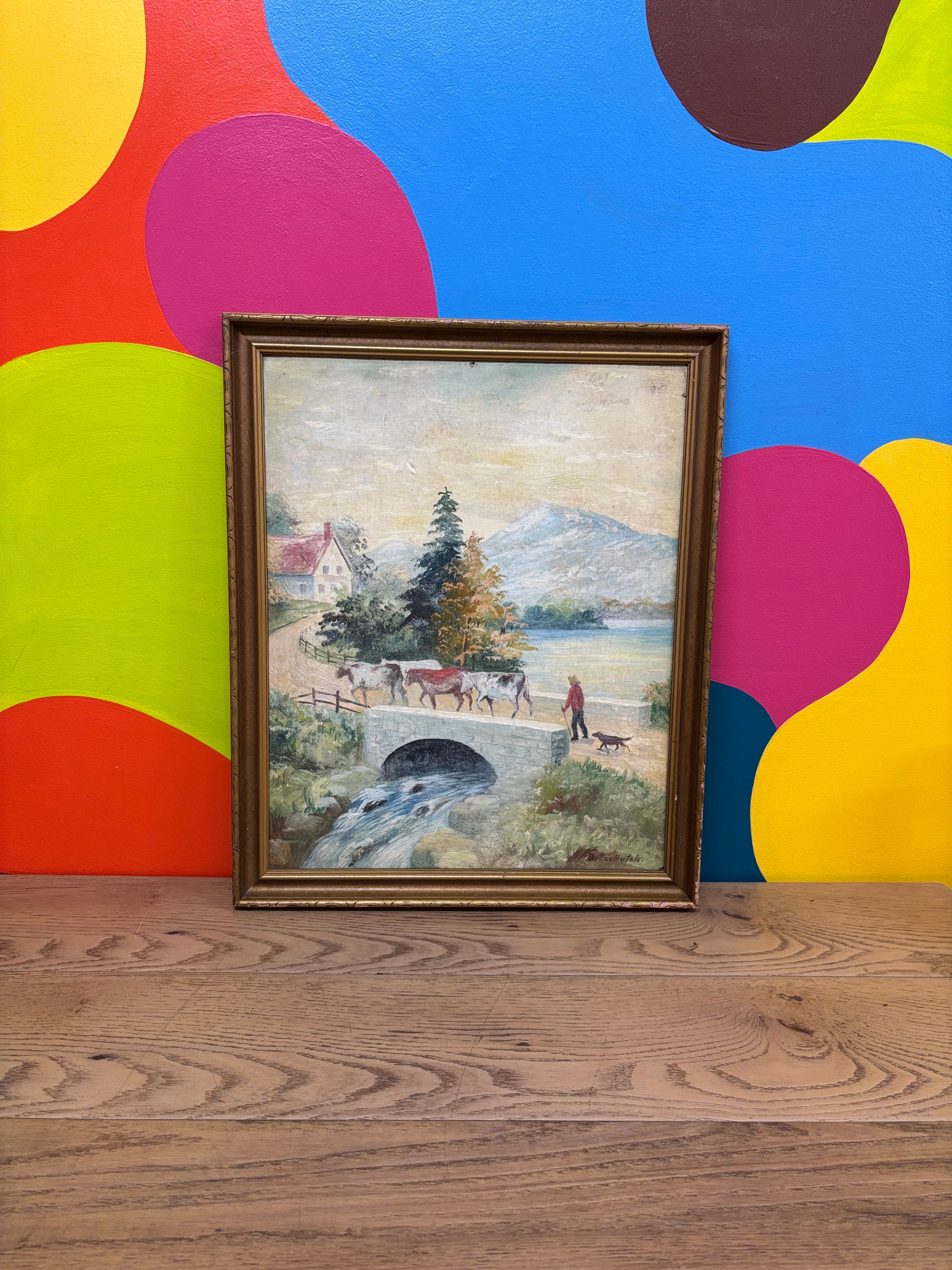 Framed Western Print