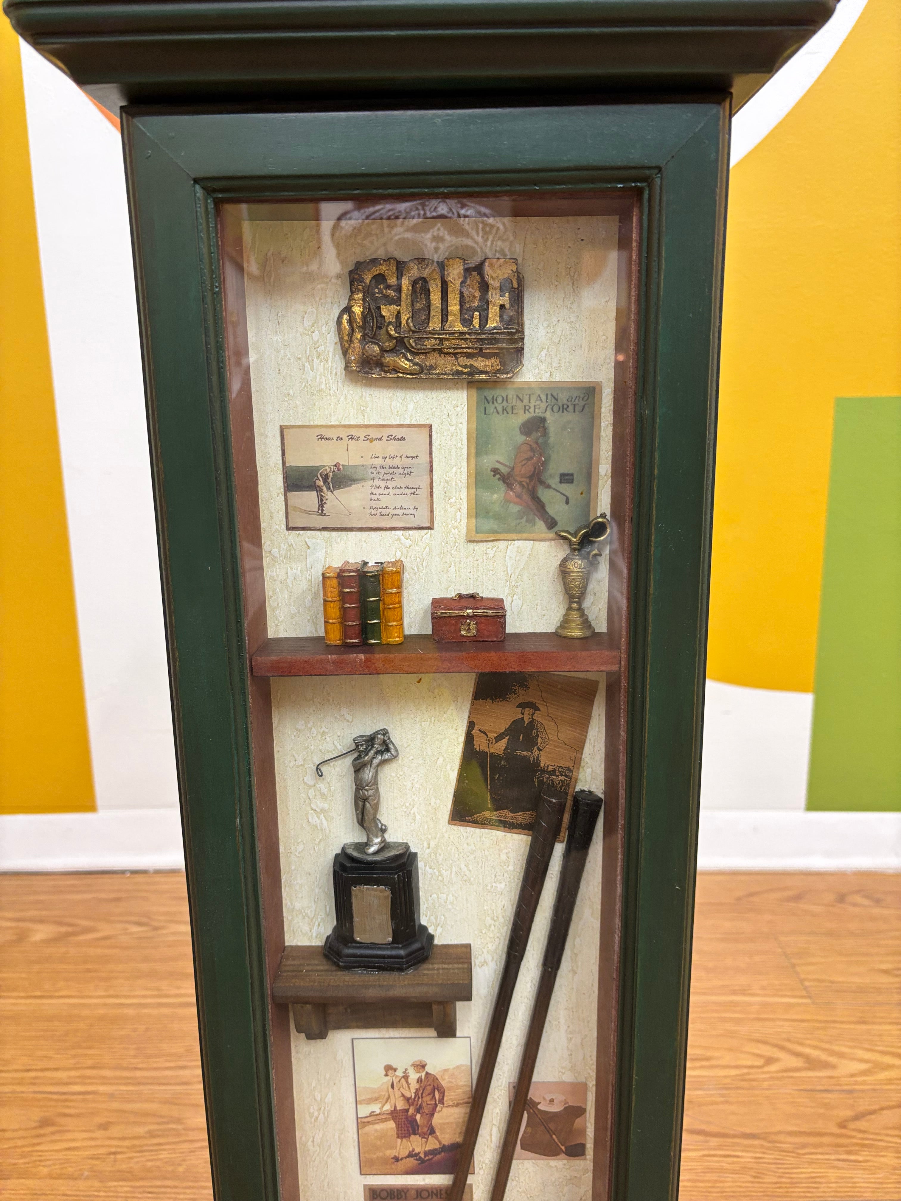 Golf Themed Wine Cabinet