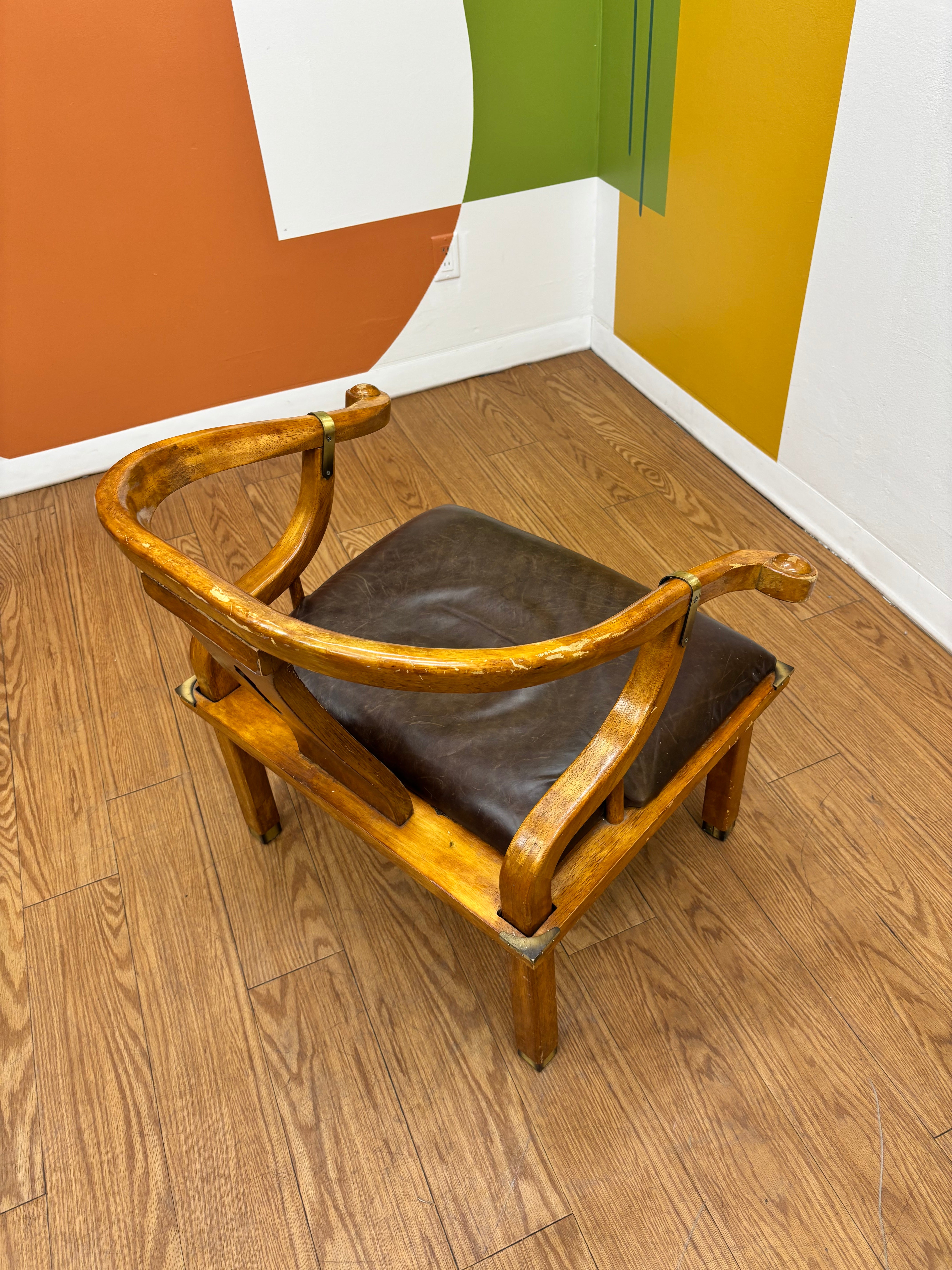 James Mont Style Wood Chair