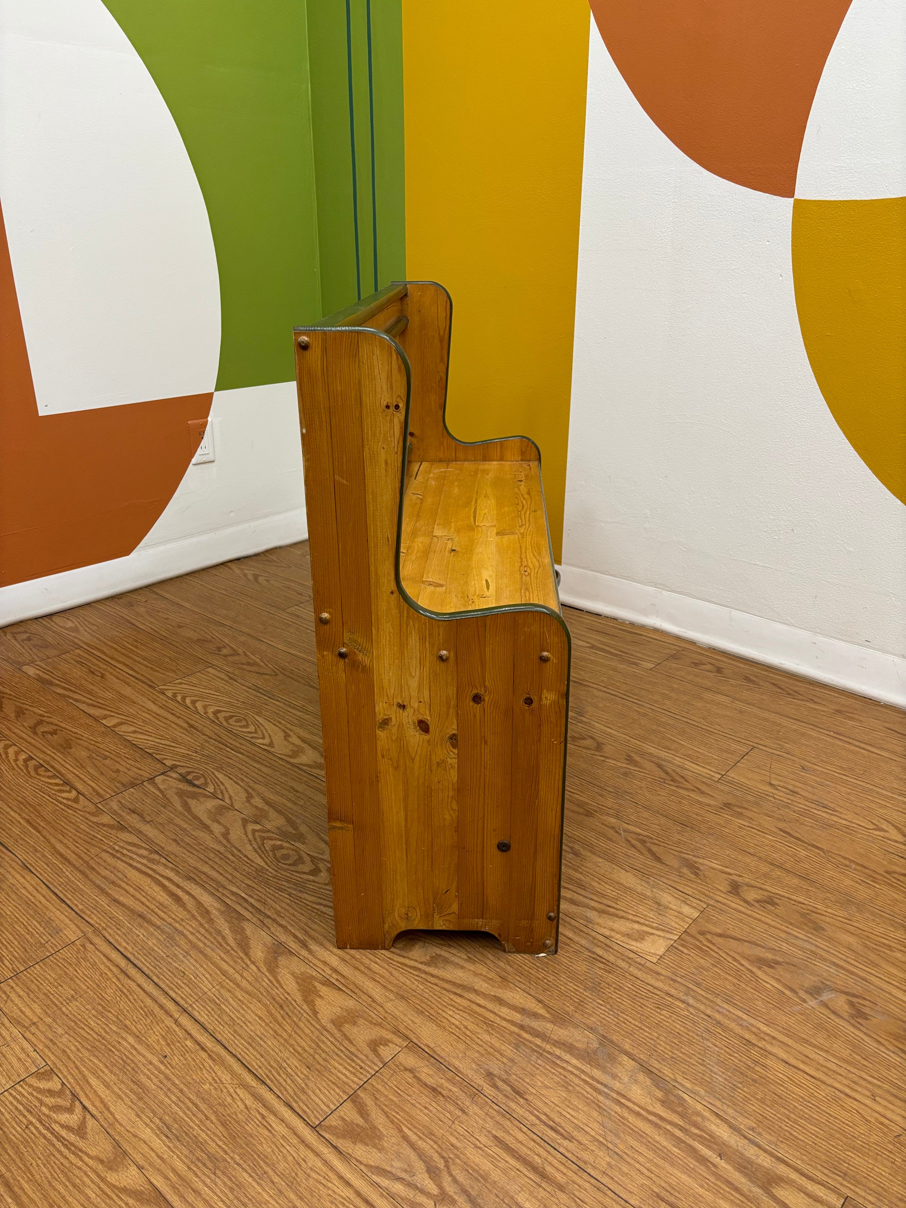 Wood Shoe Bench