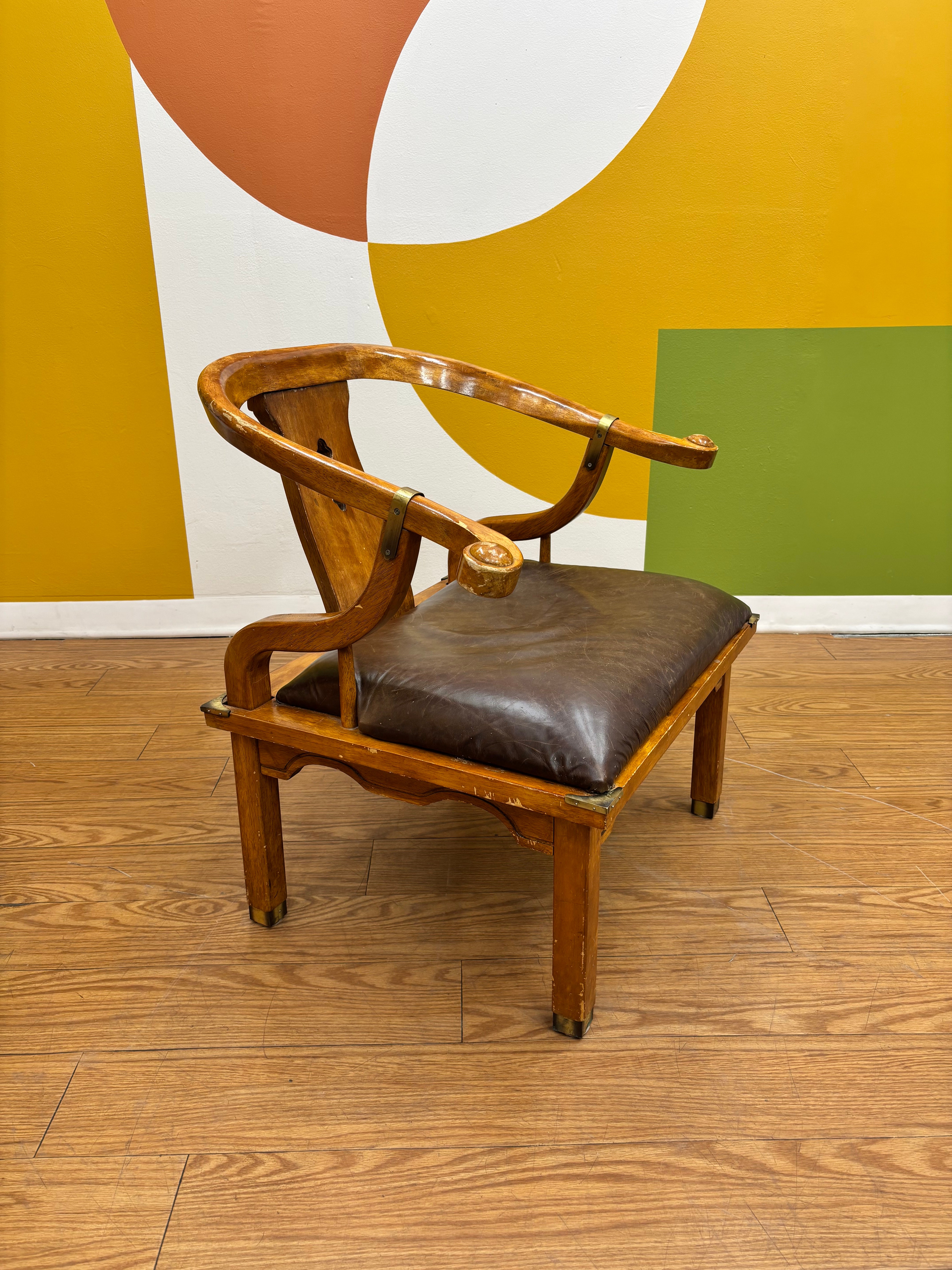 James Mont Style Wood Chair