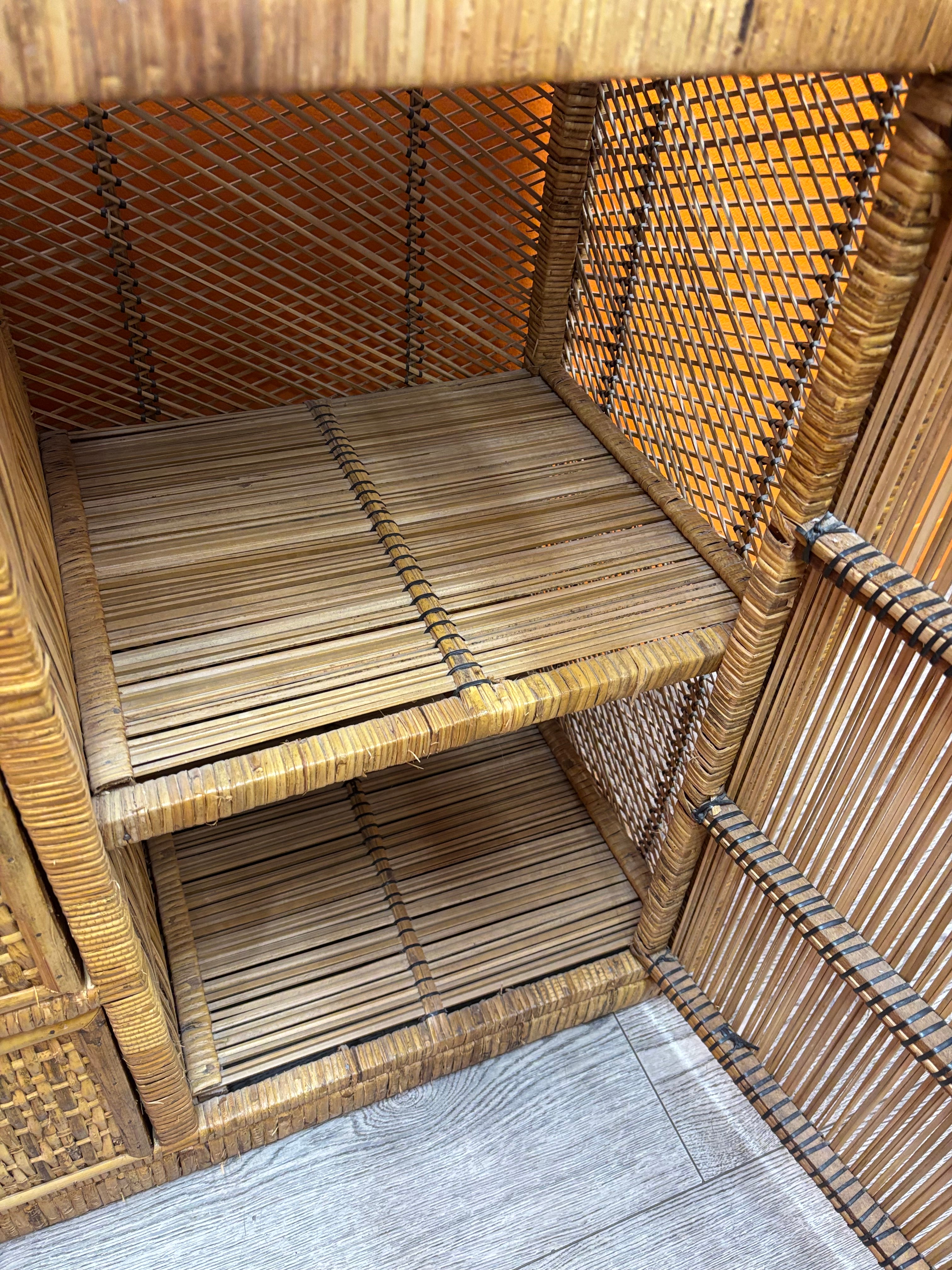Wicker Dresser