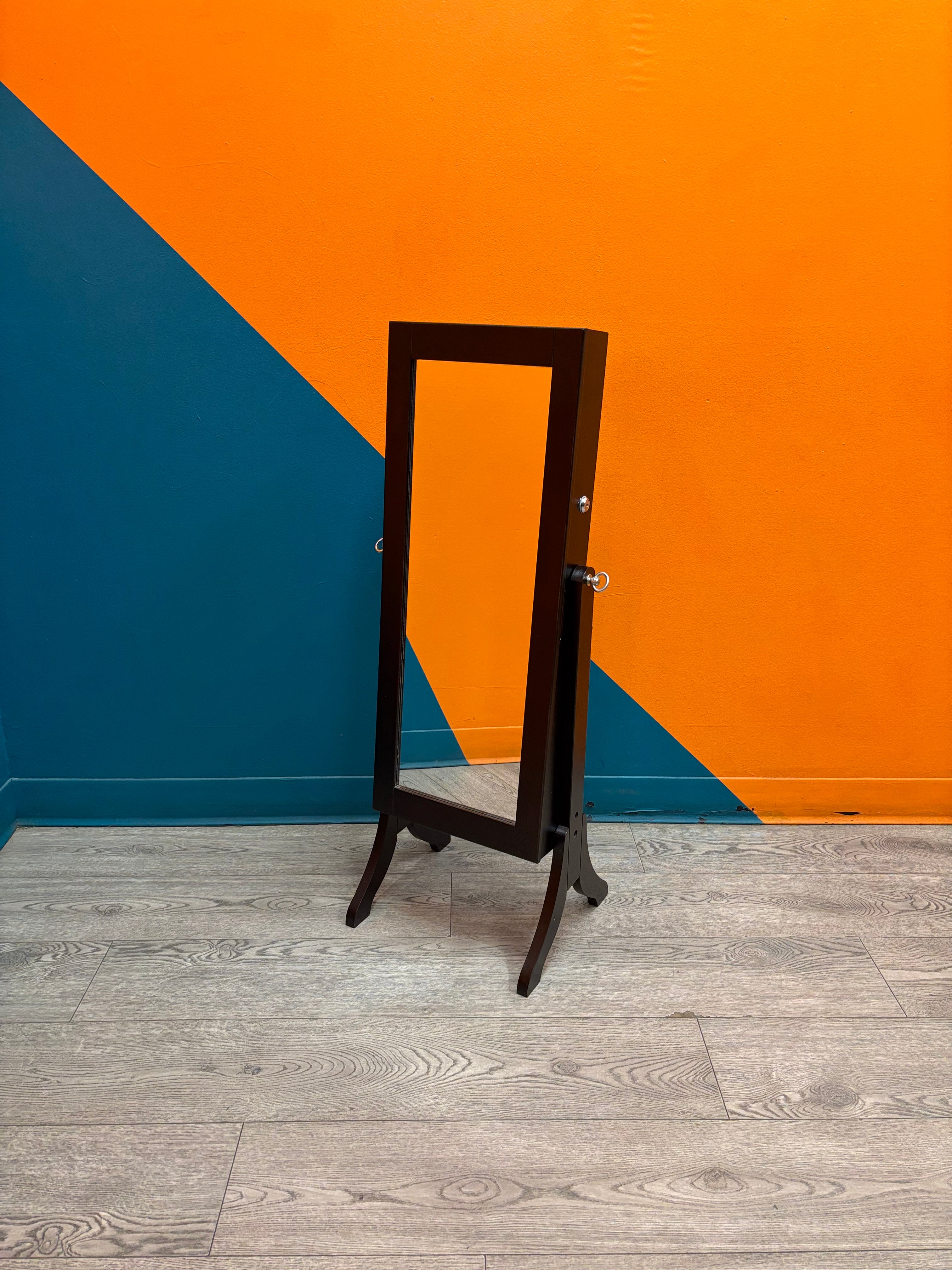 Small Mirror Jewelry Organizer