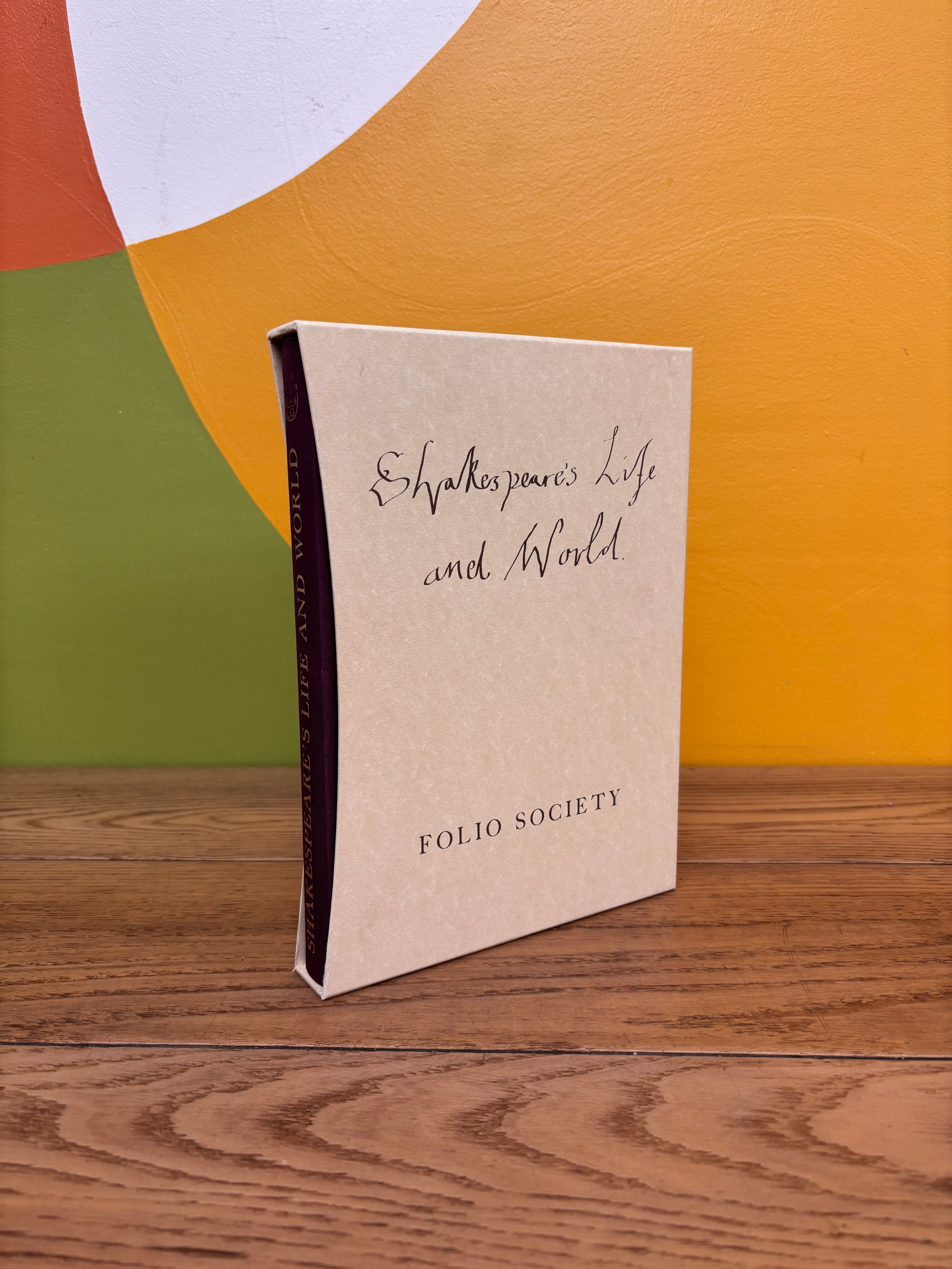 Folio Society "Shakespeare's Life and World" Hardcover Book