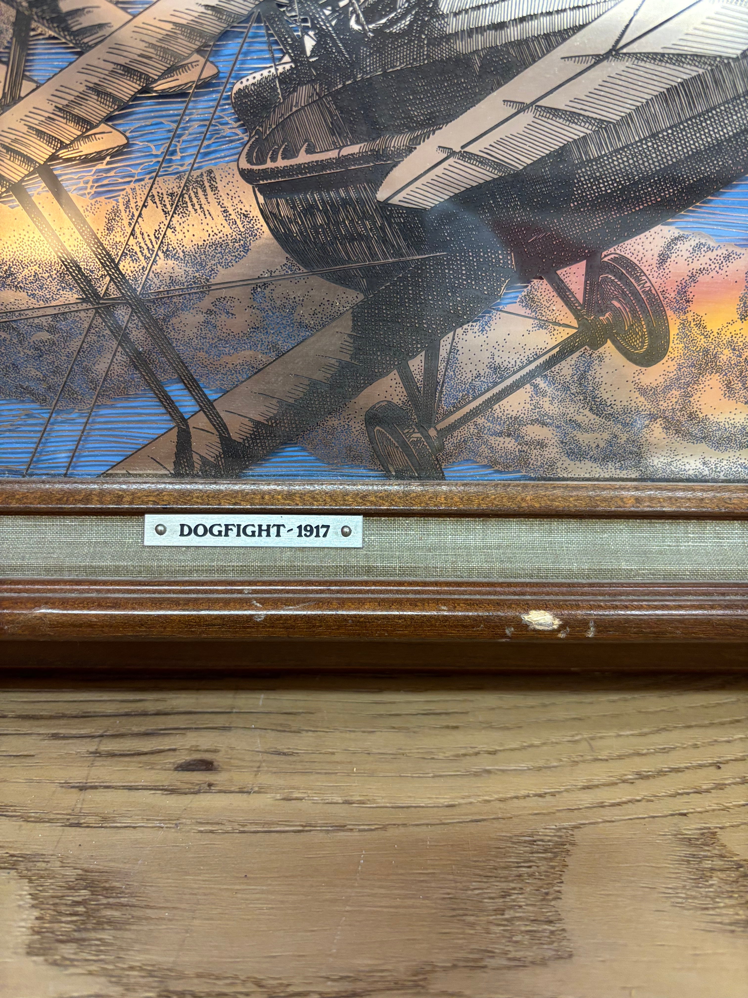 Dogfight - 1917 Silverscene issued by The Franklin Mint