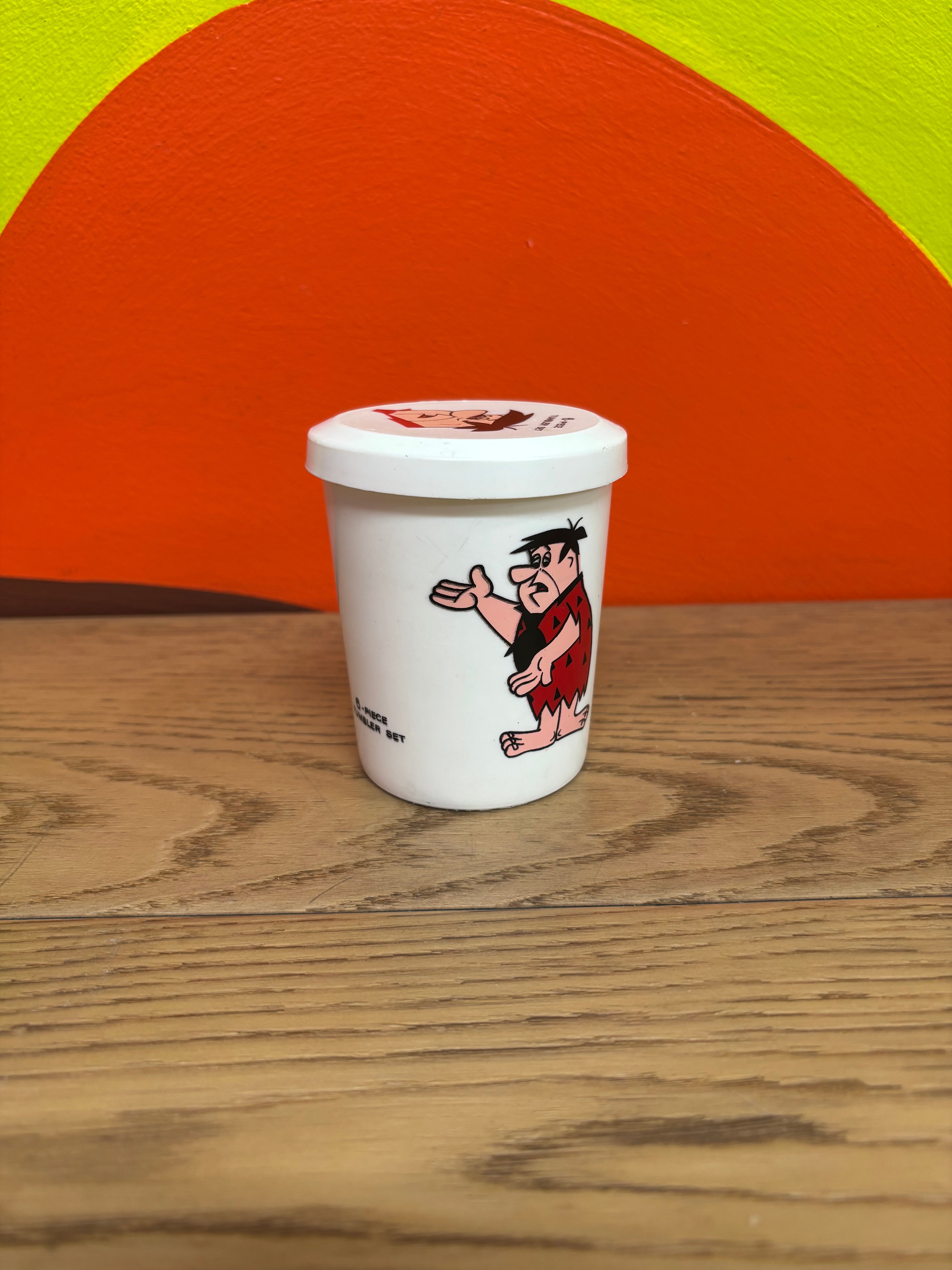 6 Piece Flintstones Tumbler Set