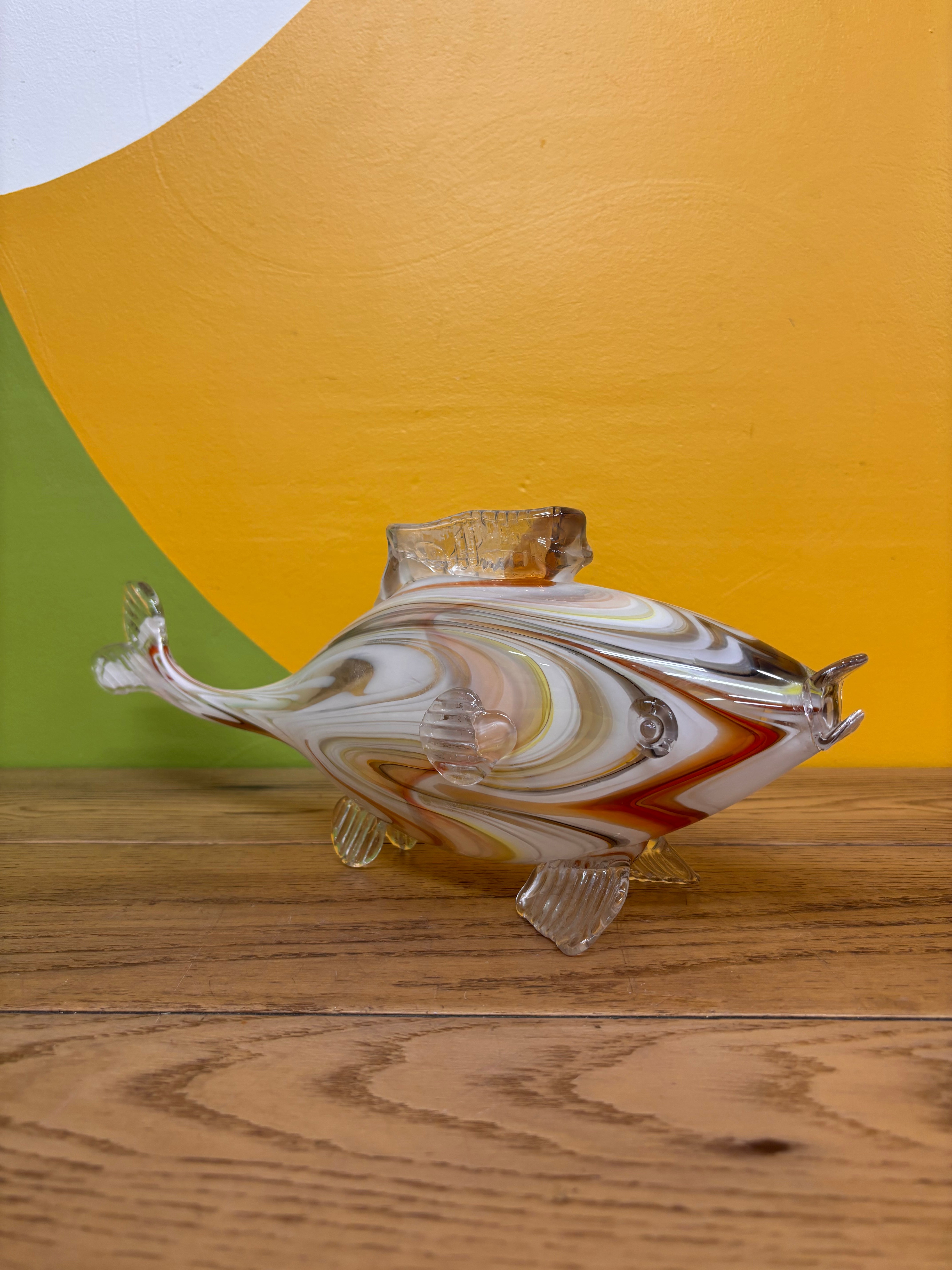 Glass Fish Vase