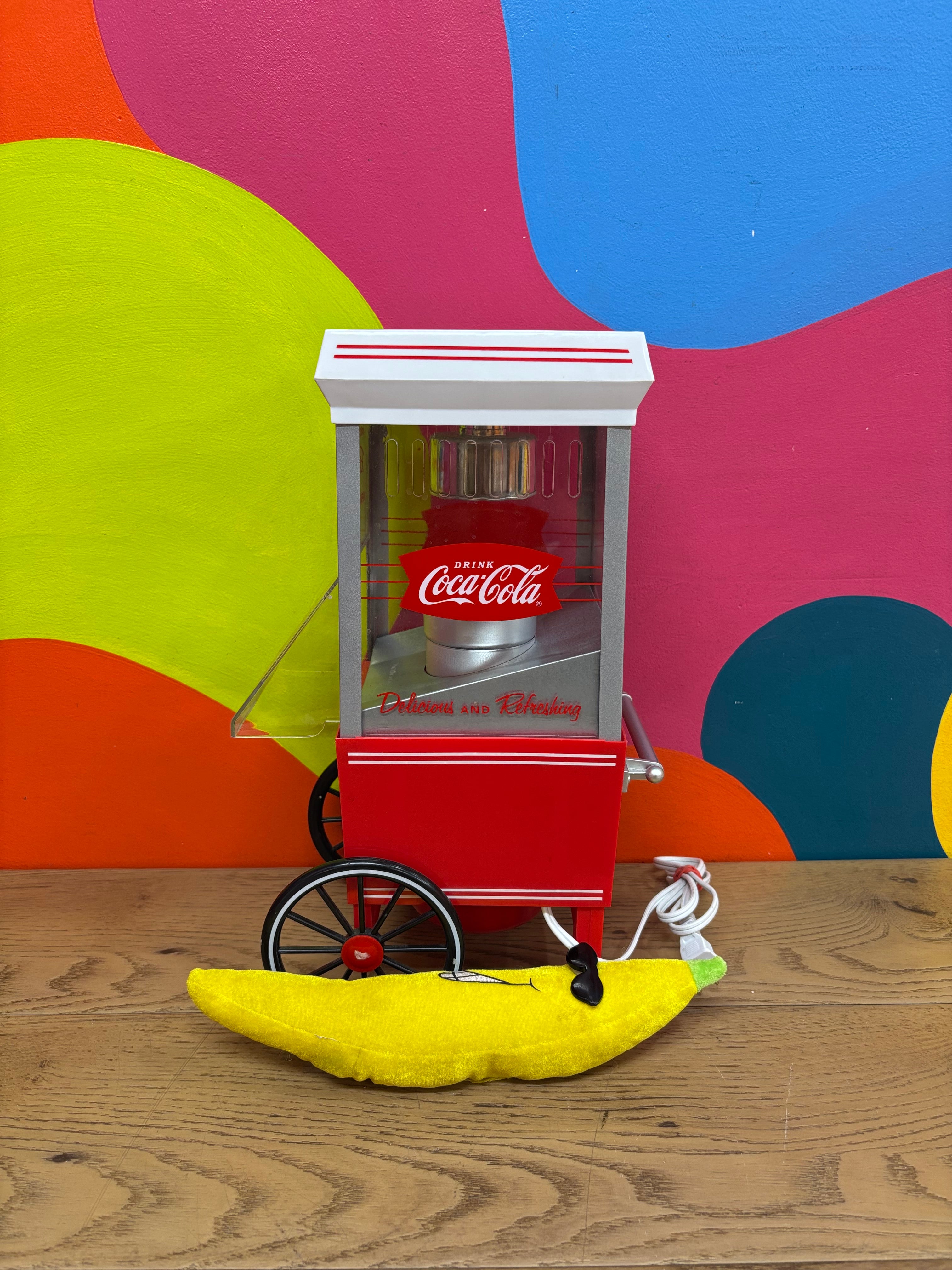 Coca Cola Popcorn Machine
