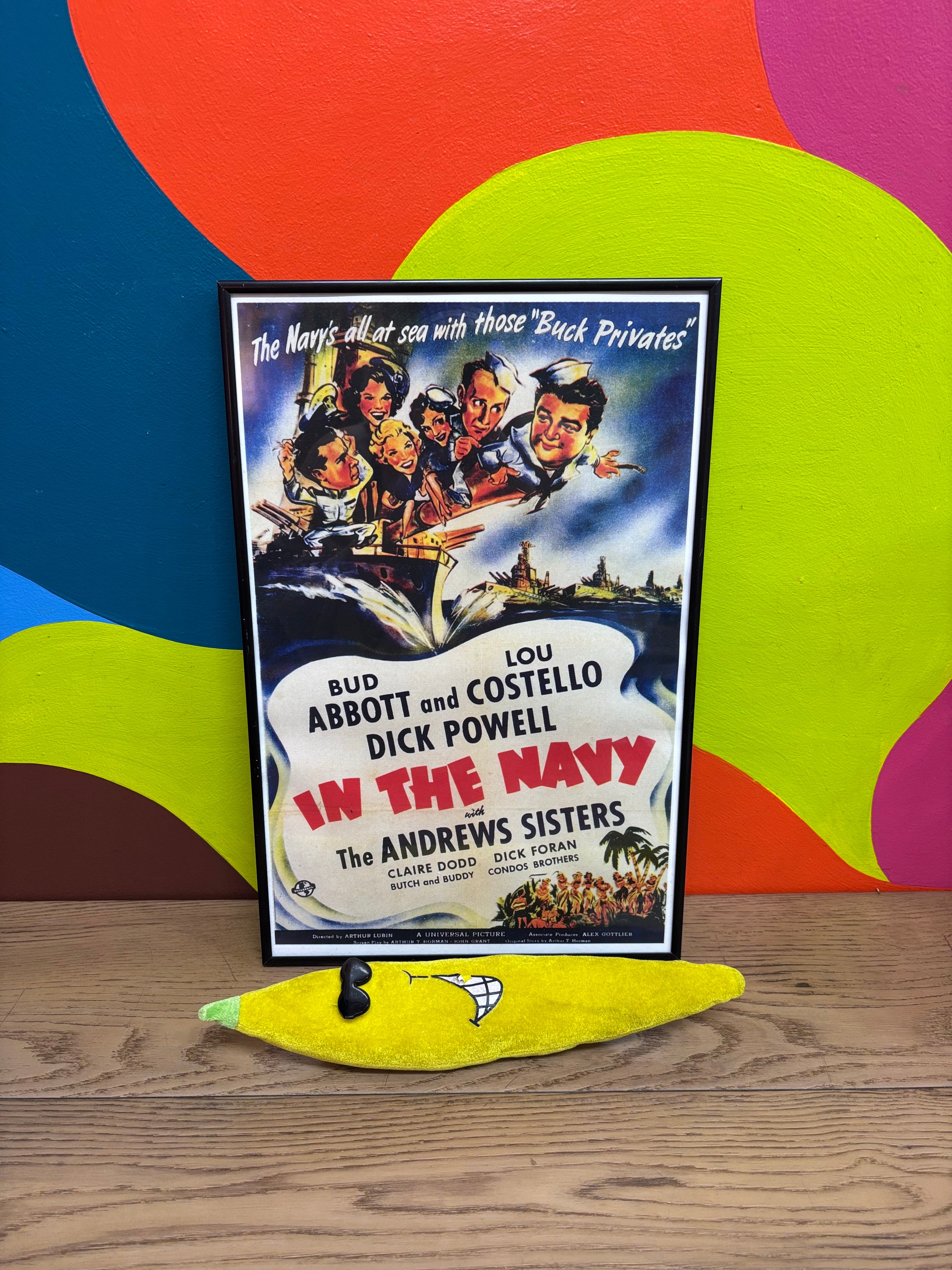 Framed Movie Poster of In the Navy (1941)