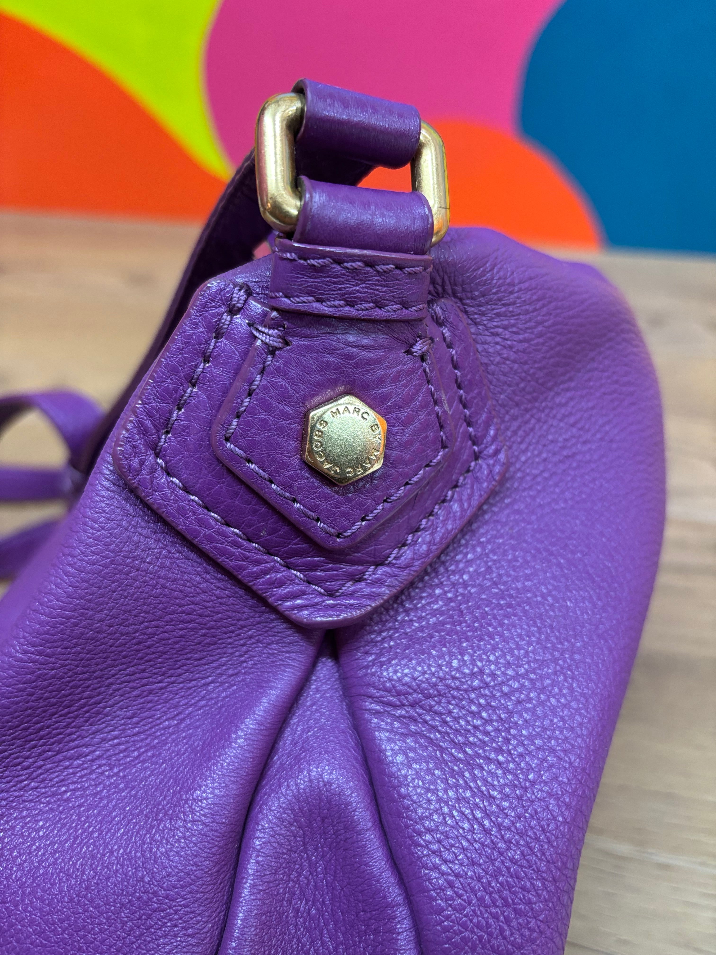 Purple Classic Crossbody Purse