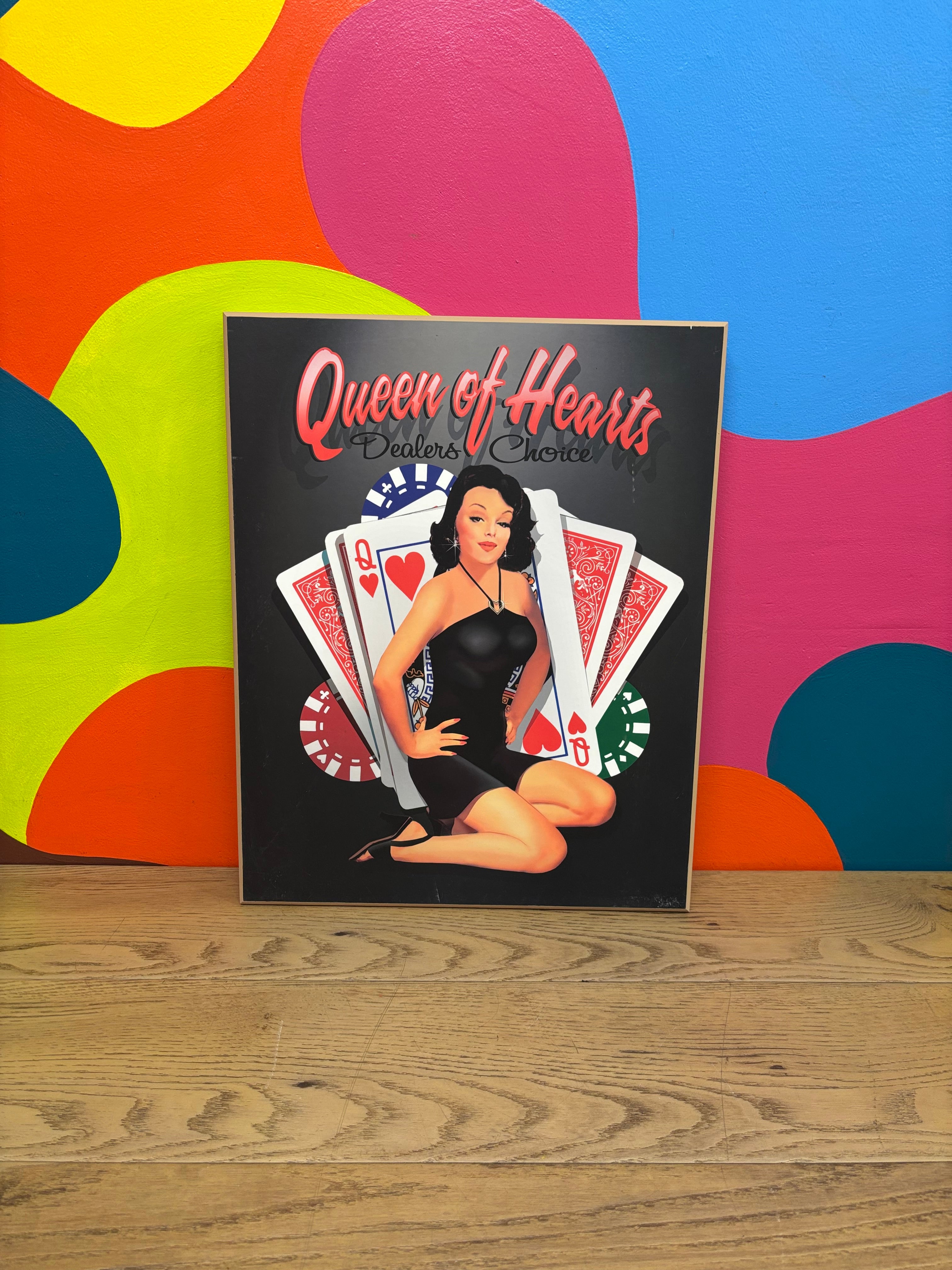 Queen of Hearts - Wood Print
