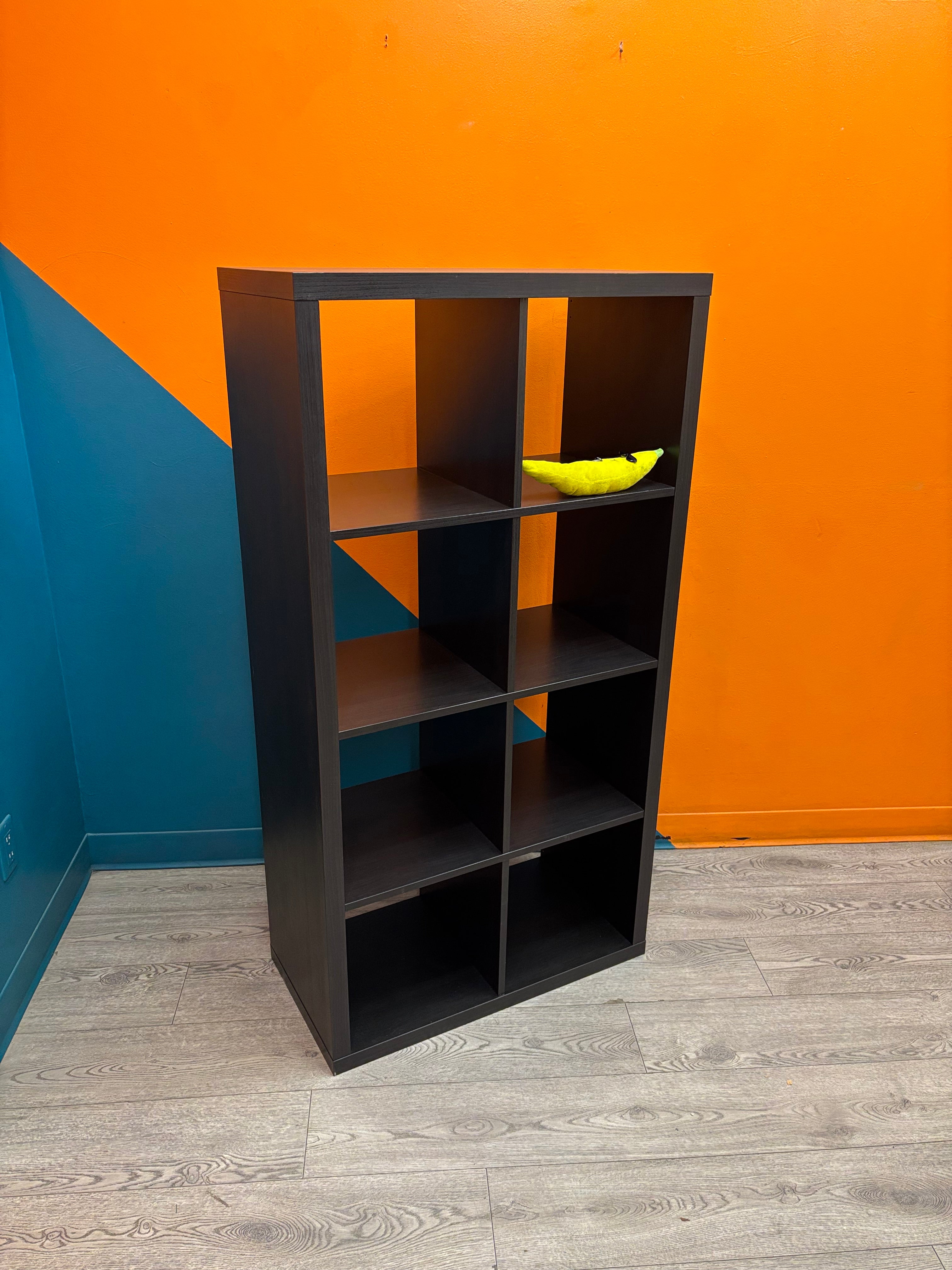 Black Kallax Shelf - 8 Cube