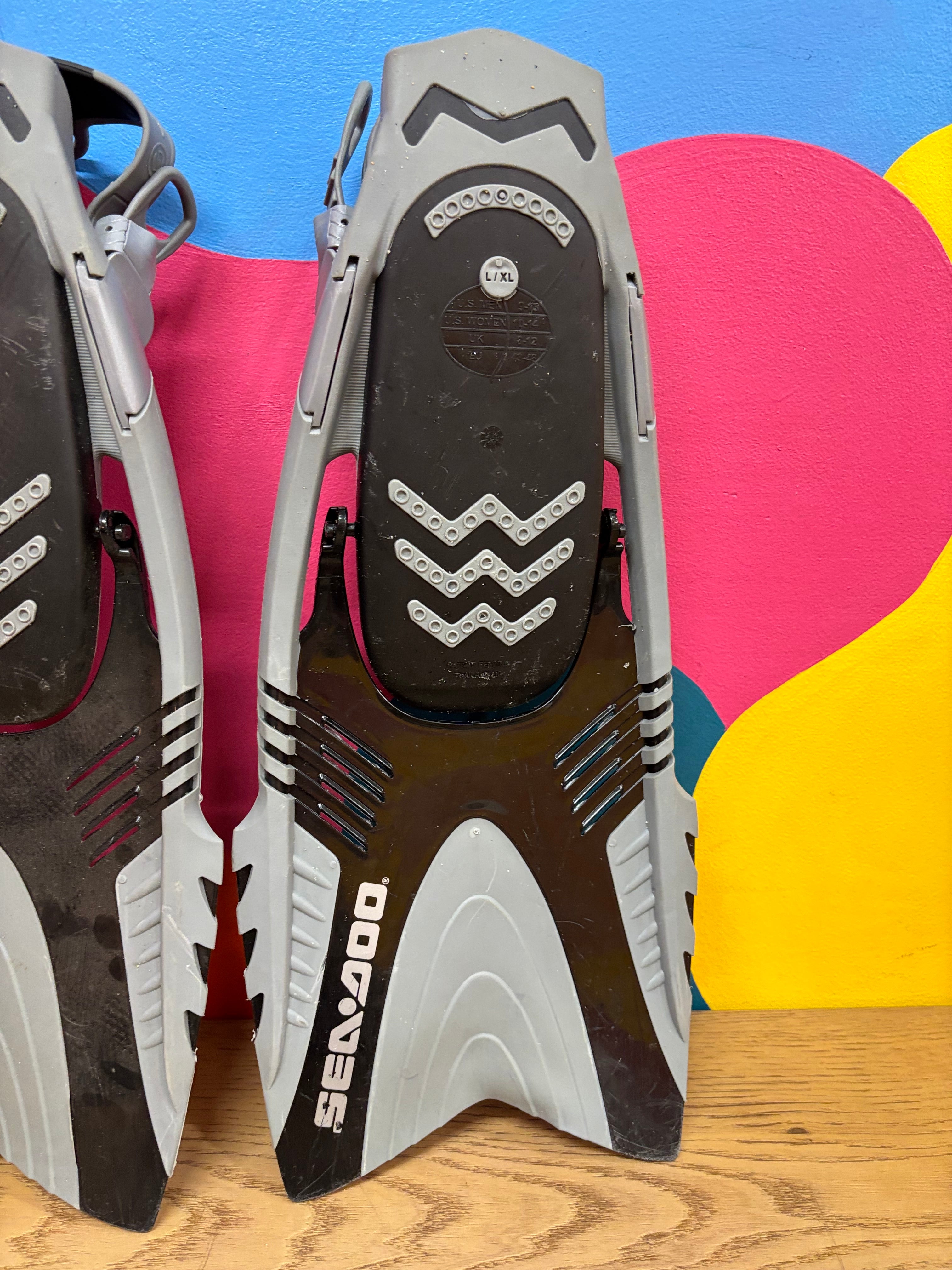 Black Seadoo Snorkel Set (Men Size 9-13)