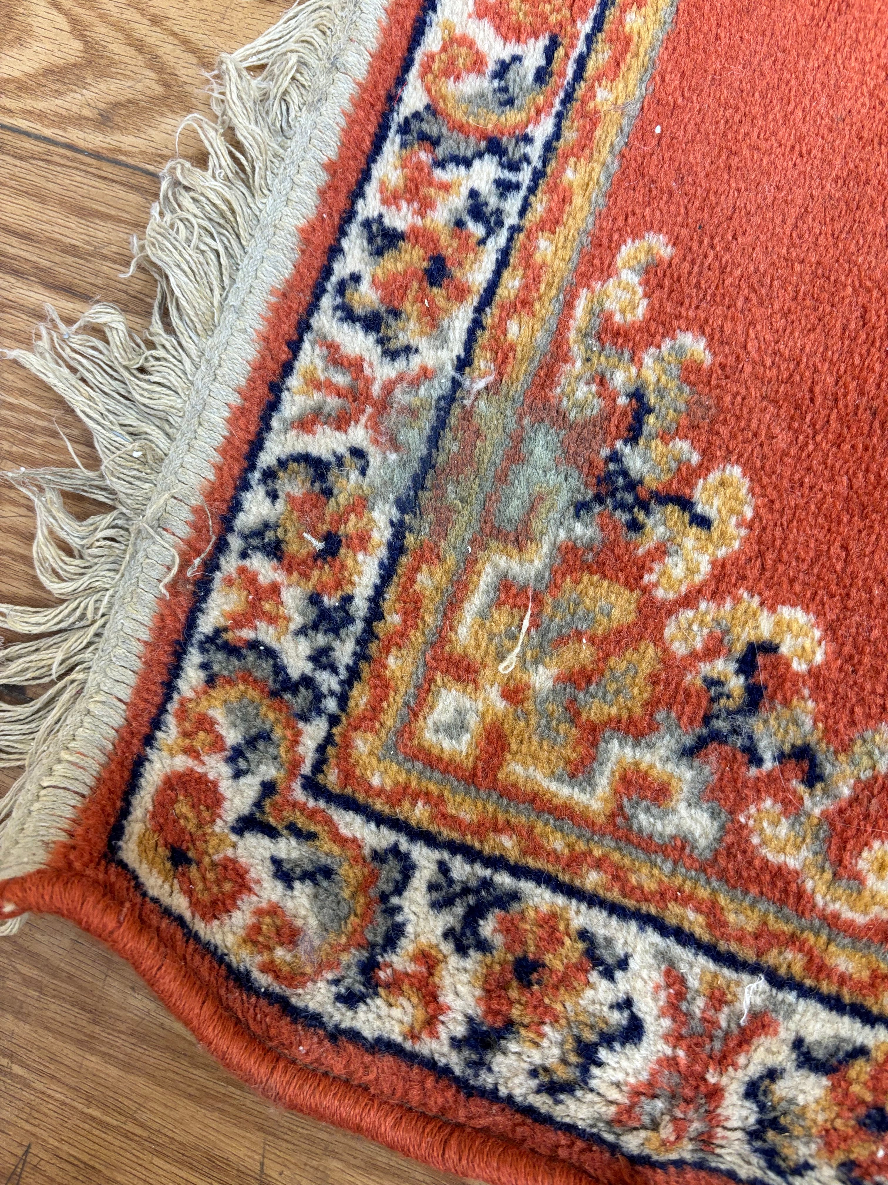 Small Orange Rug