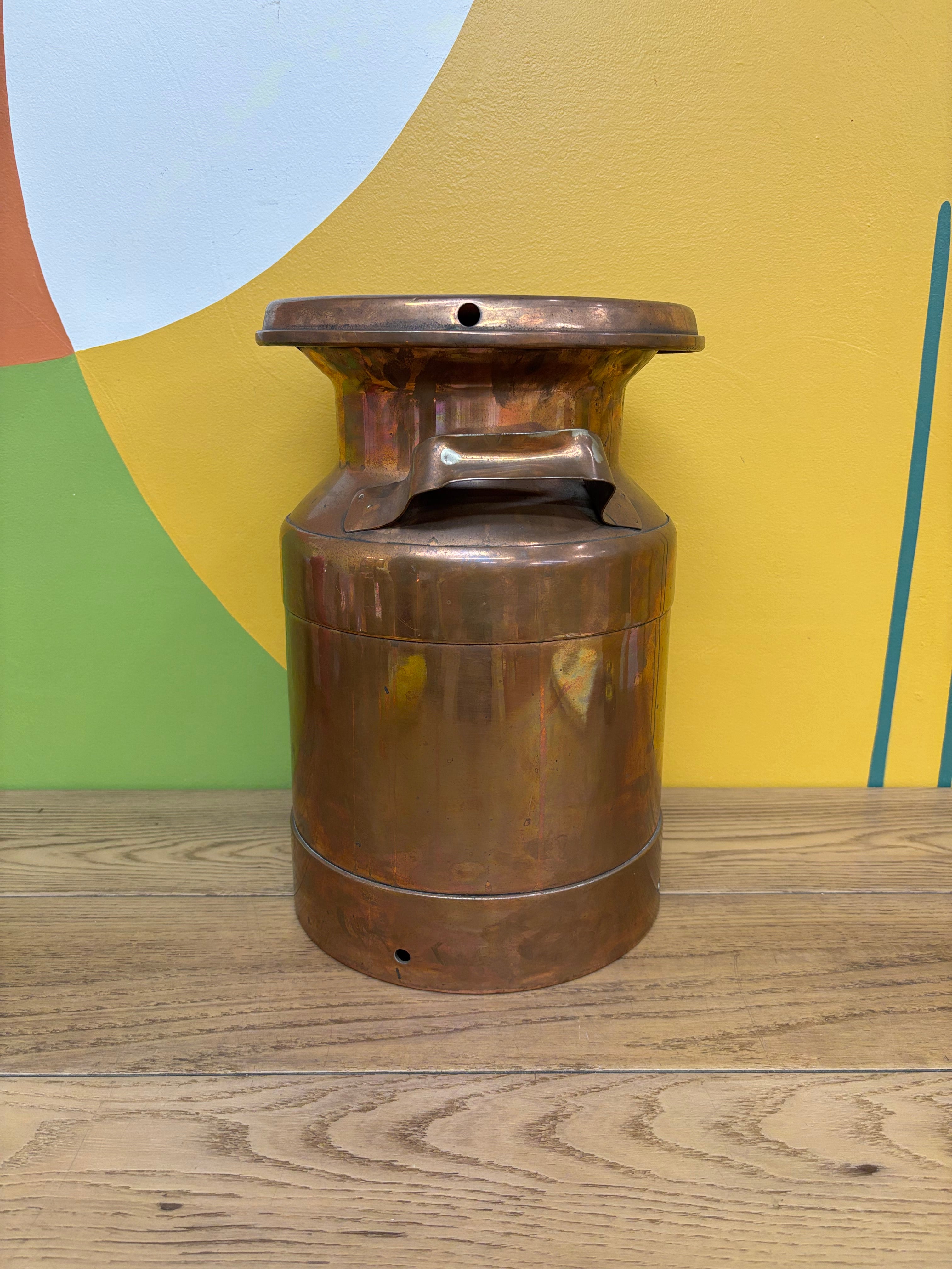 Copper Milk Can