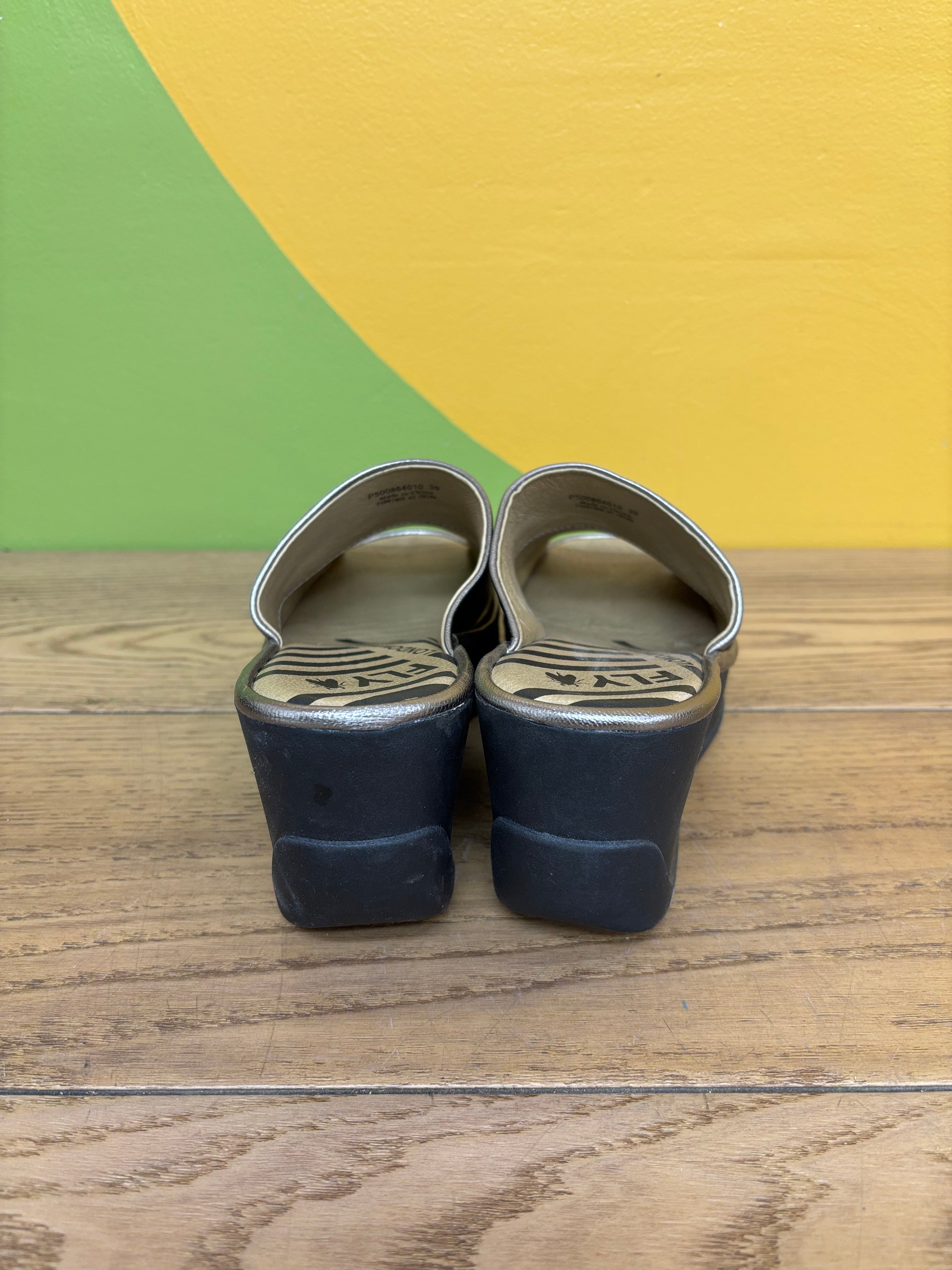 Fly London Wedge Sandals - Women's 39