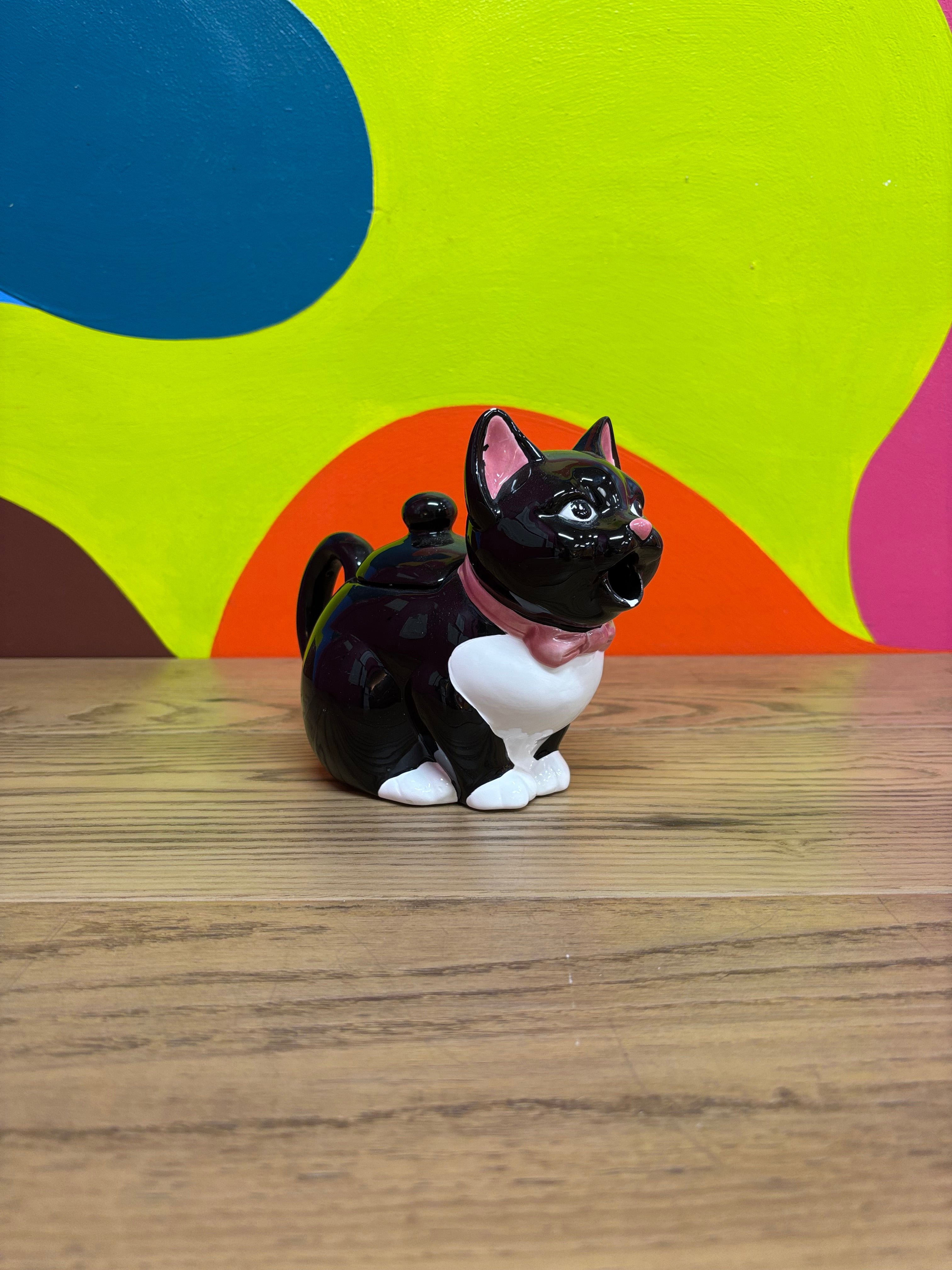 Small Ceramic Cat Teapot