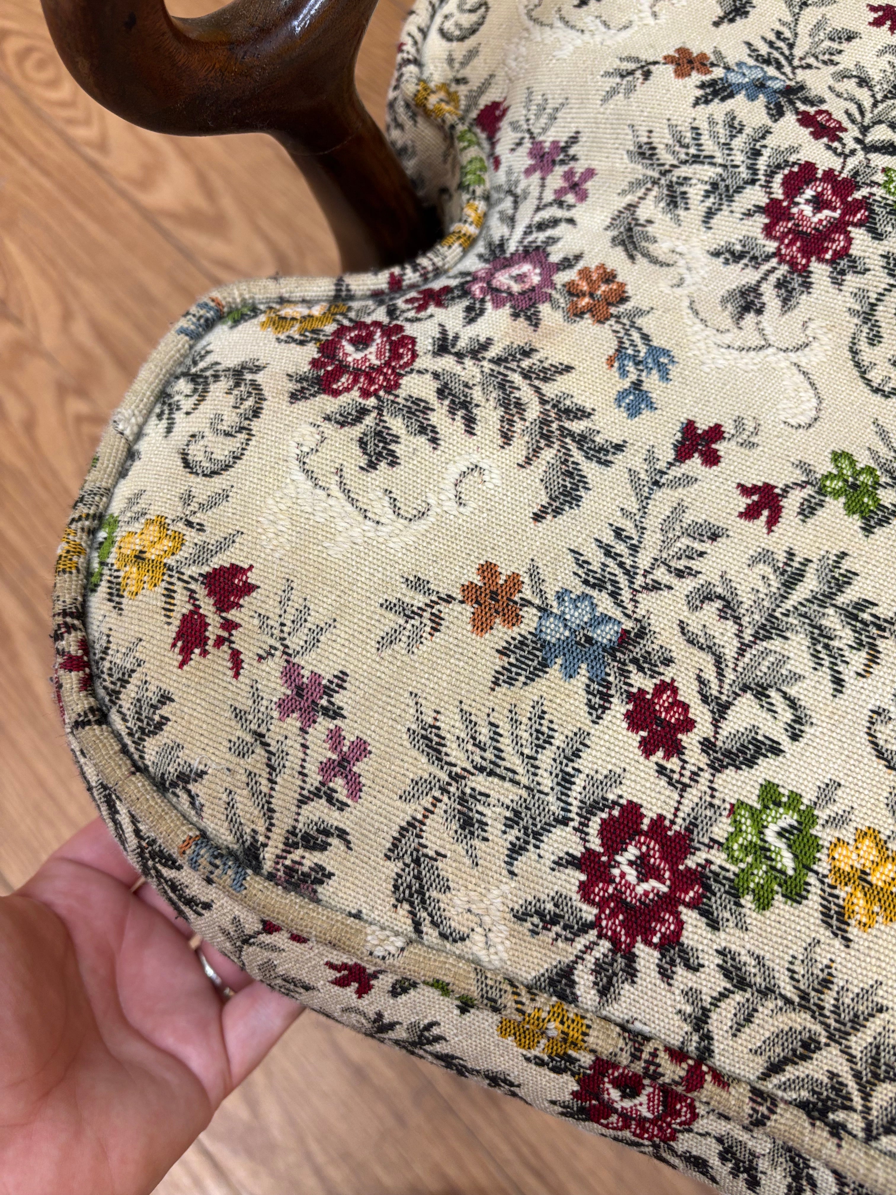 Floral Armchair