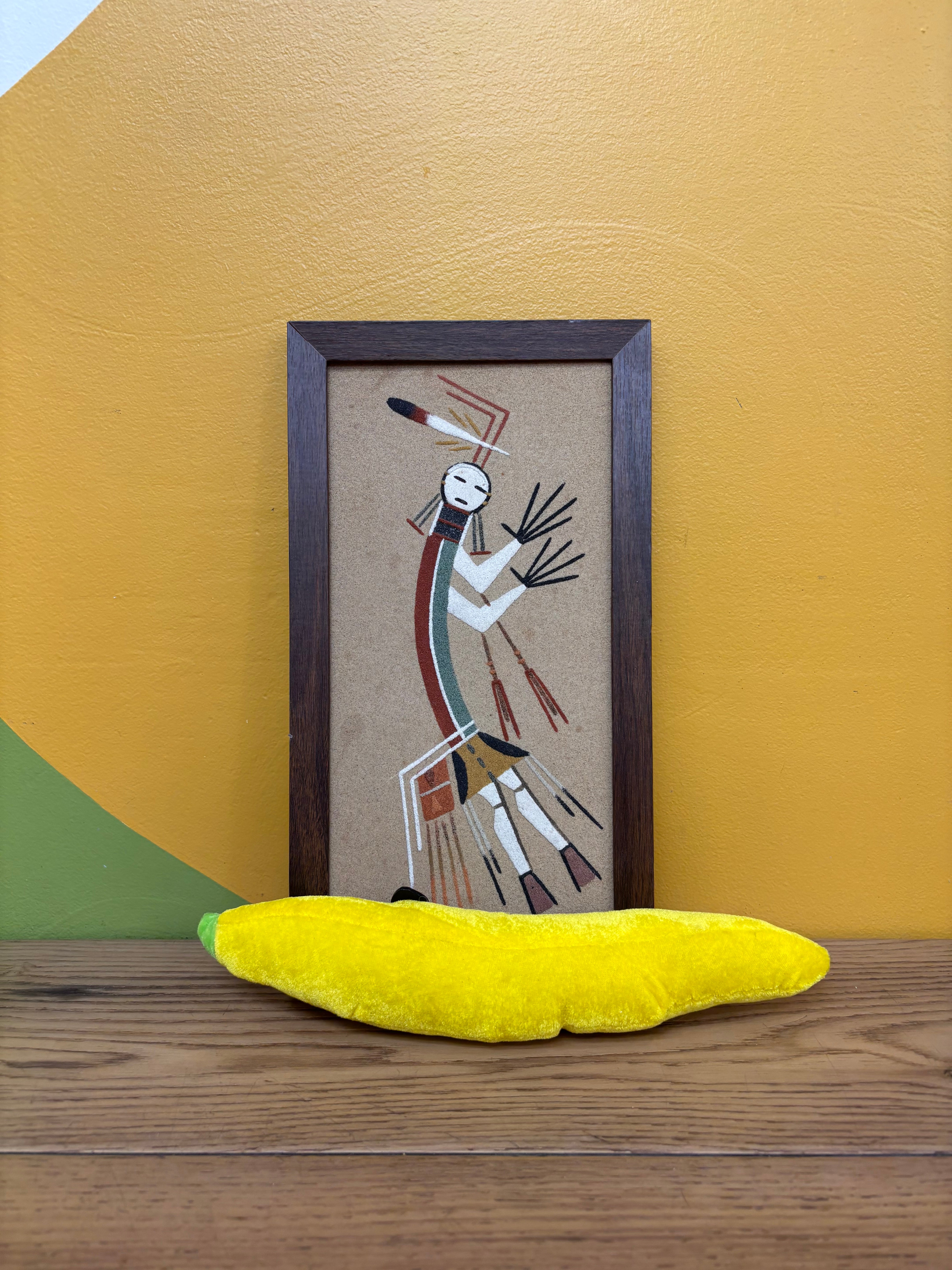Framed Navajo Sand Painting