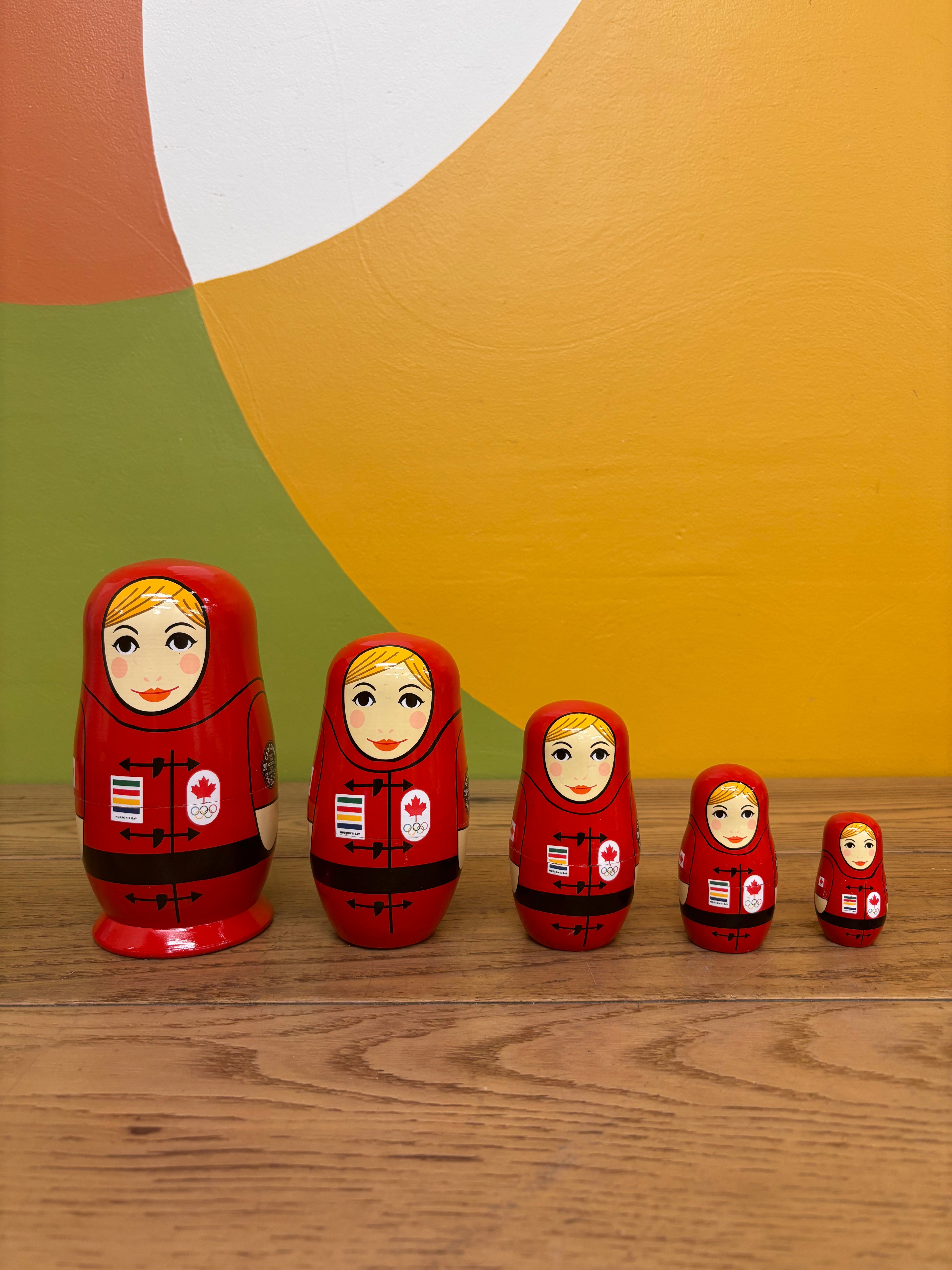 Team Canada Sochi 2014 Olympic Nesting Dolls (5)