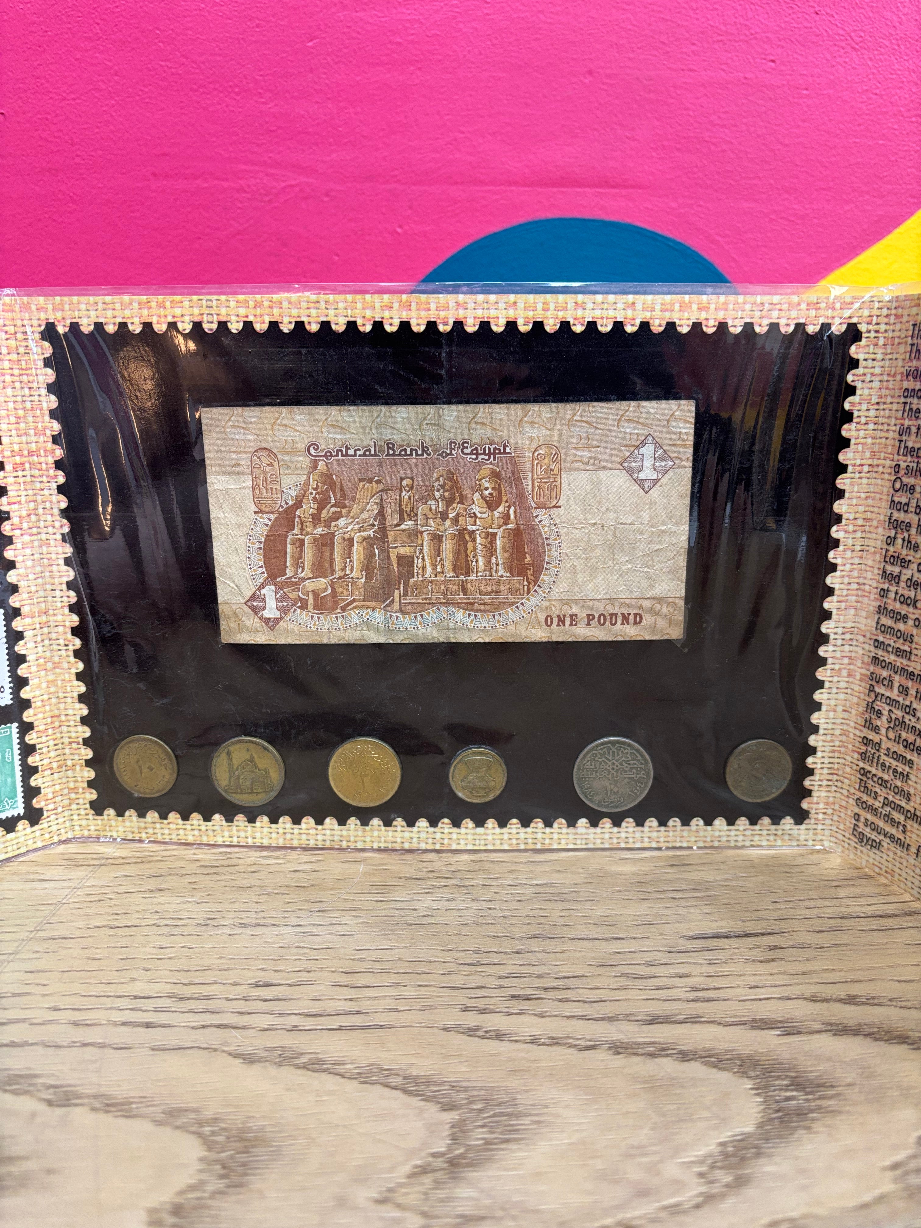 Egyptian Coin and Stamp Collection