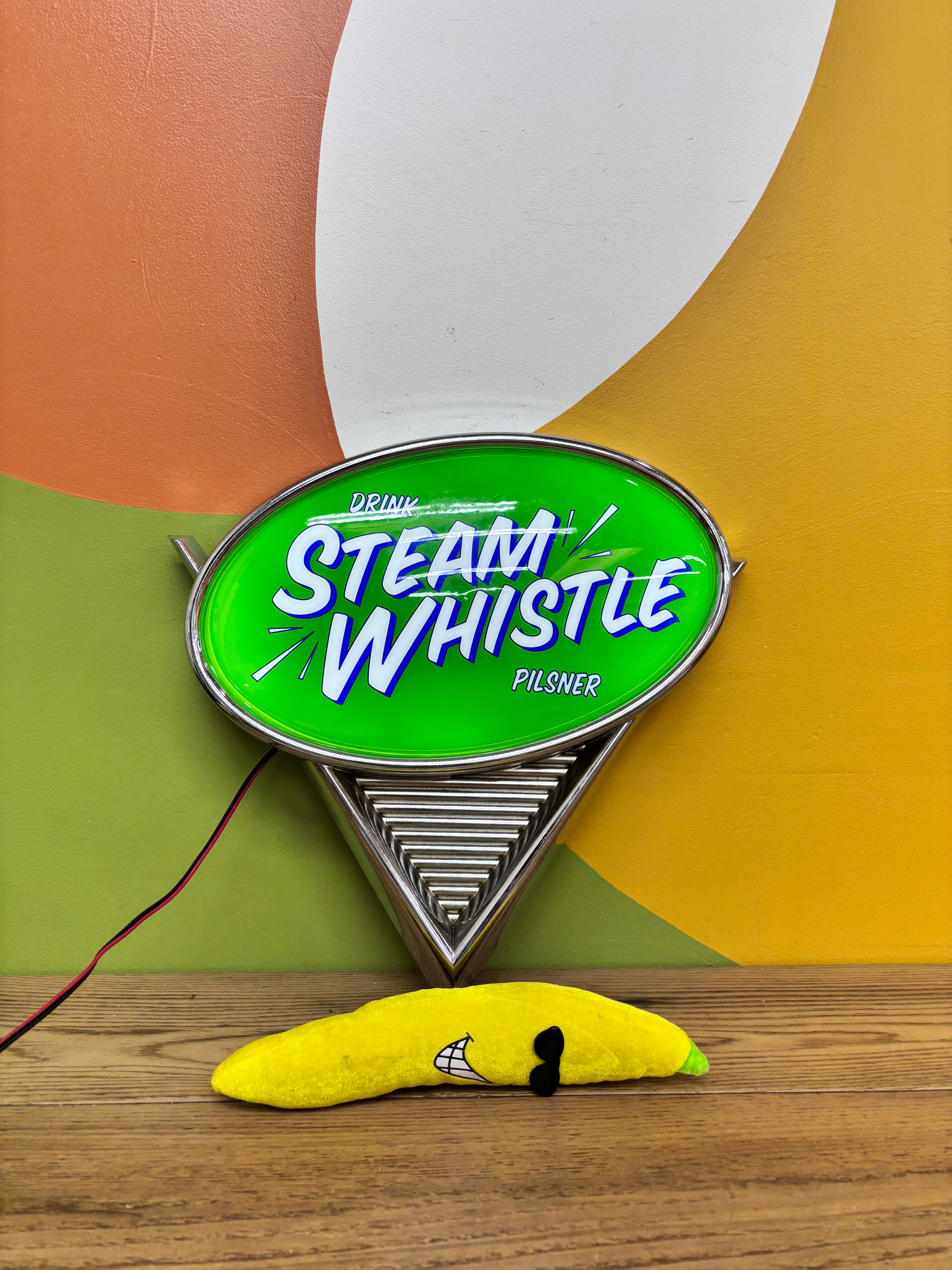 Steam Whistle Pilsner Illuminated Wall Display