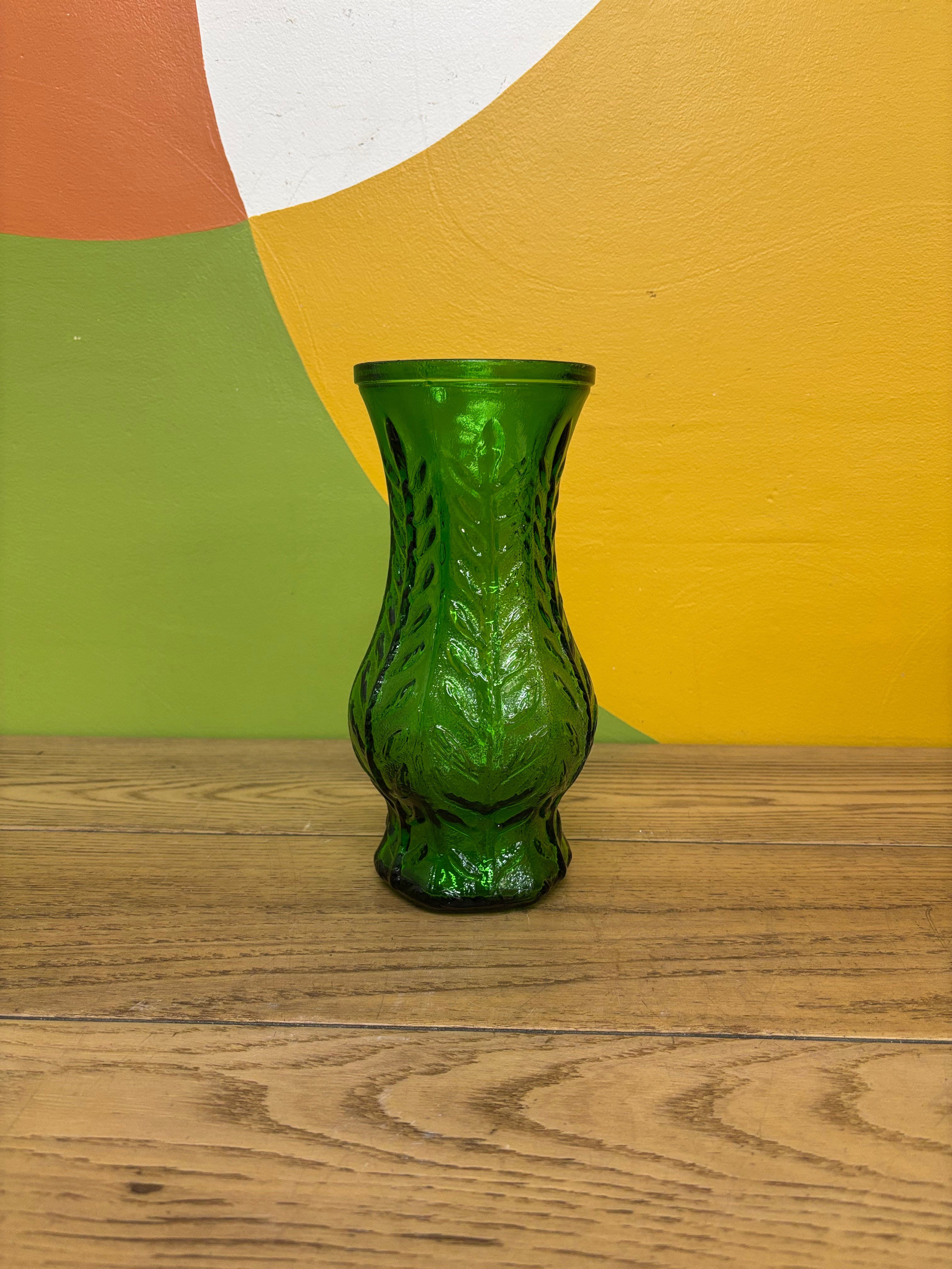 Glass Green Vase