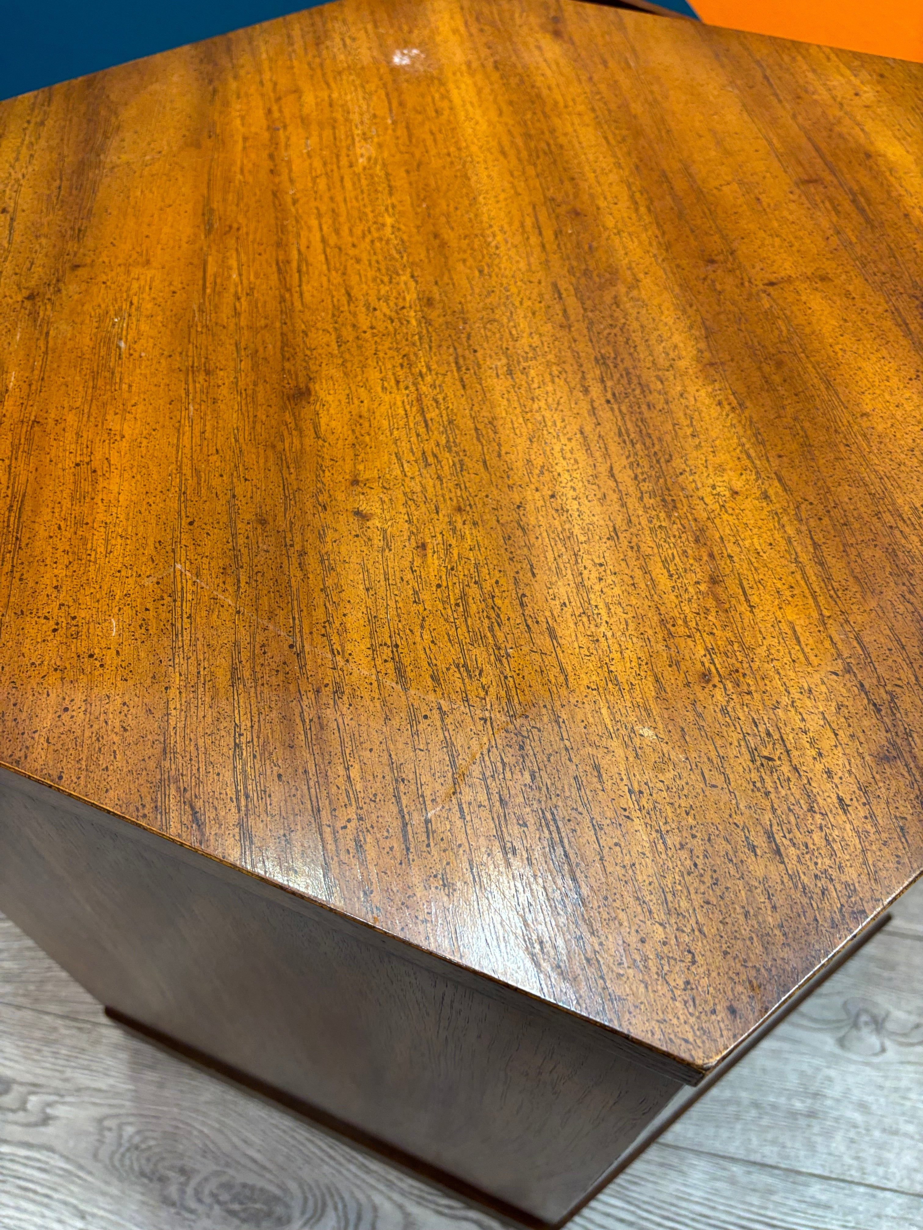 Big Wood Hexagon Table