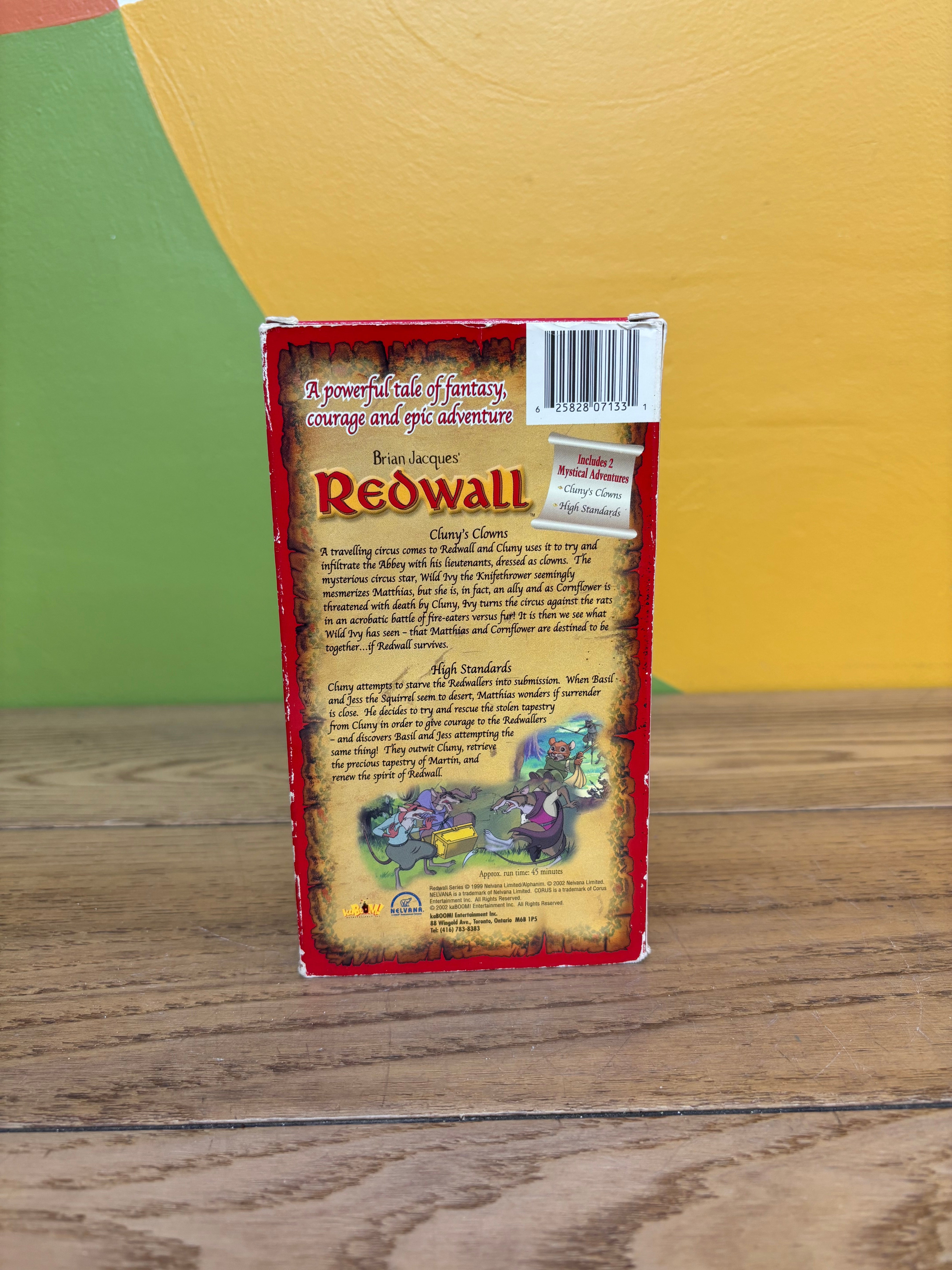 Redwall: Cluny's Clowns VHS 2002